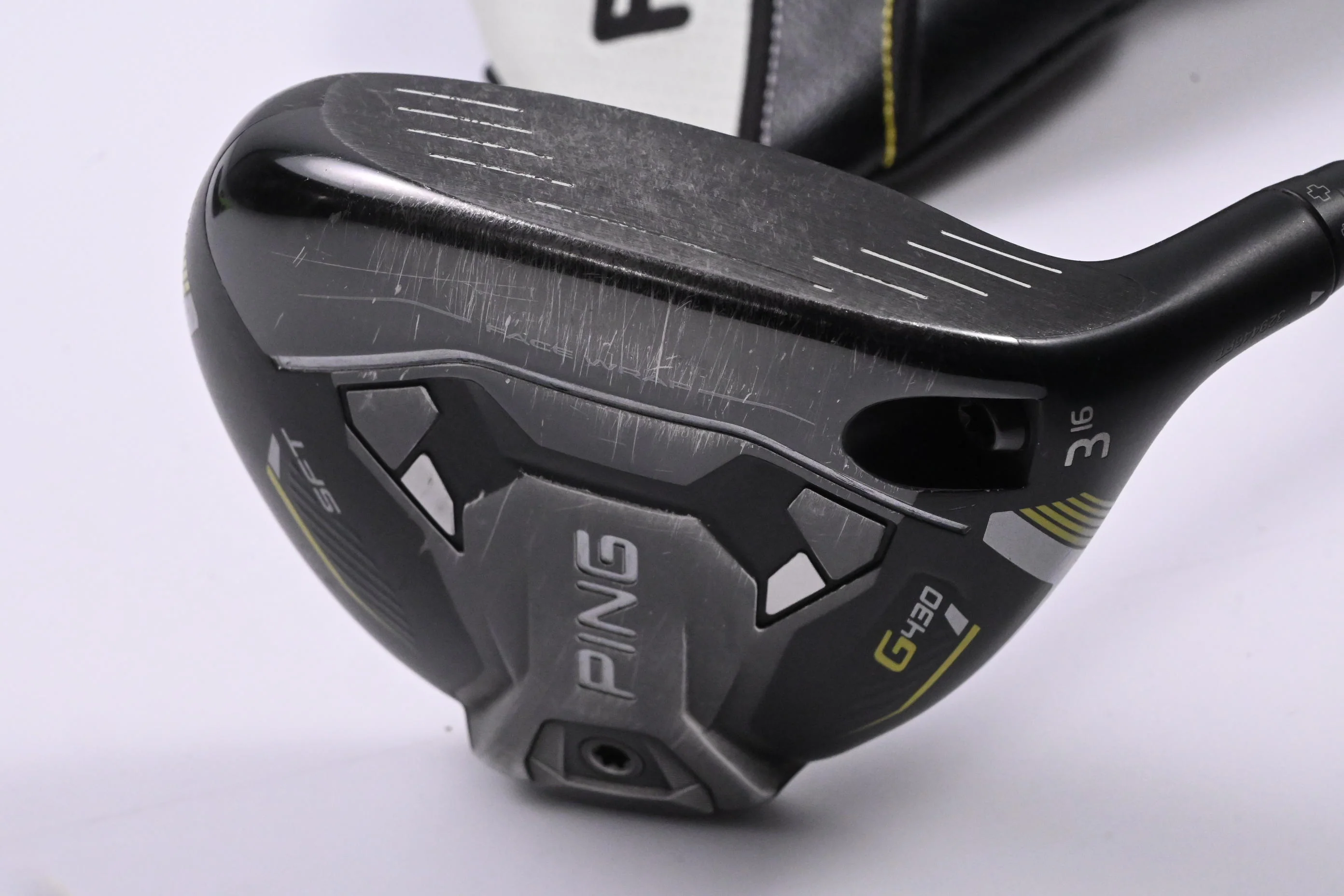Ping G430 SFT #3 Wood / 16 Degree / Stiff Flex HZRDUS Smoke Red RDX 70 Shaft - Image 2