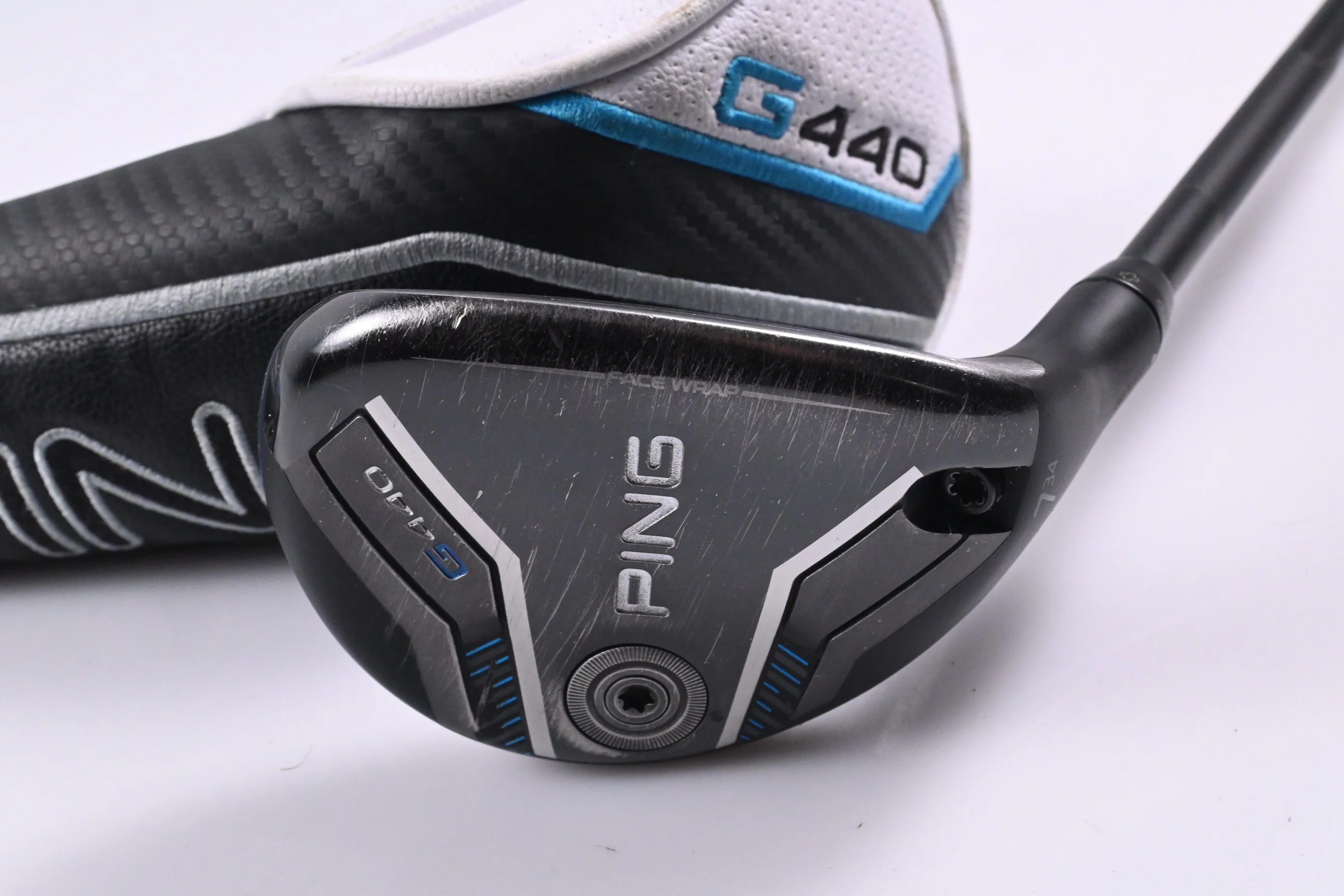 Ping G440 #7 Hybrid / 34 Degree / Senior Flex Ping ALTA CB Blue 70 Shaft - Image 2
