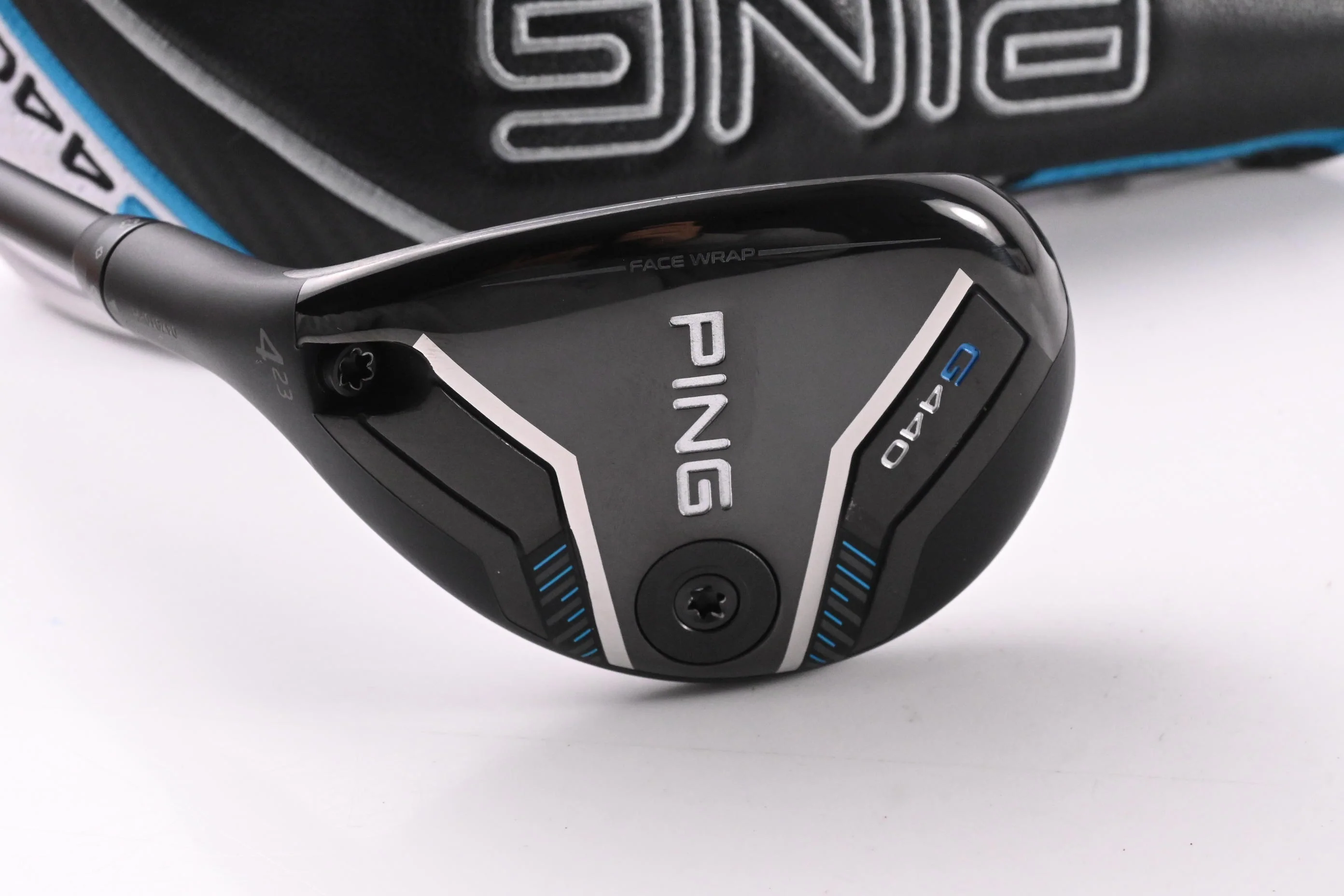 Left Hand Ping G440 #4 Hybrid / 23 Degree / Regular Flex Ping Alta CB Blue 70 - Image 2