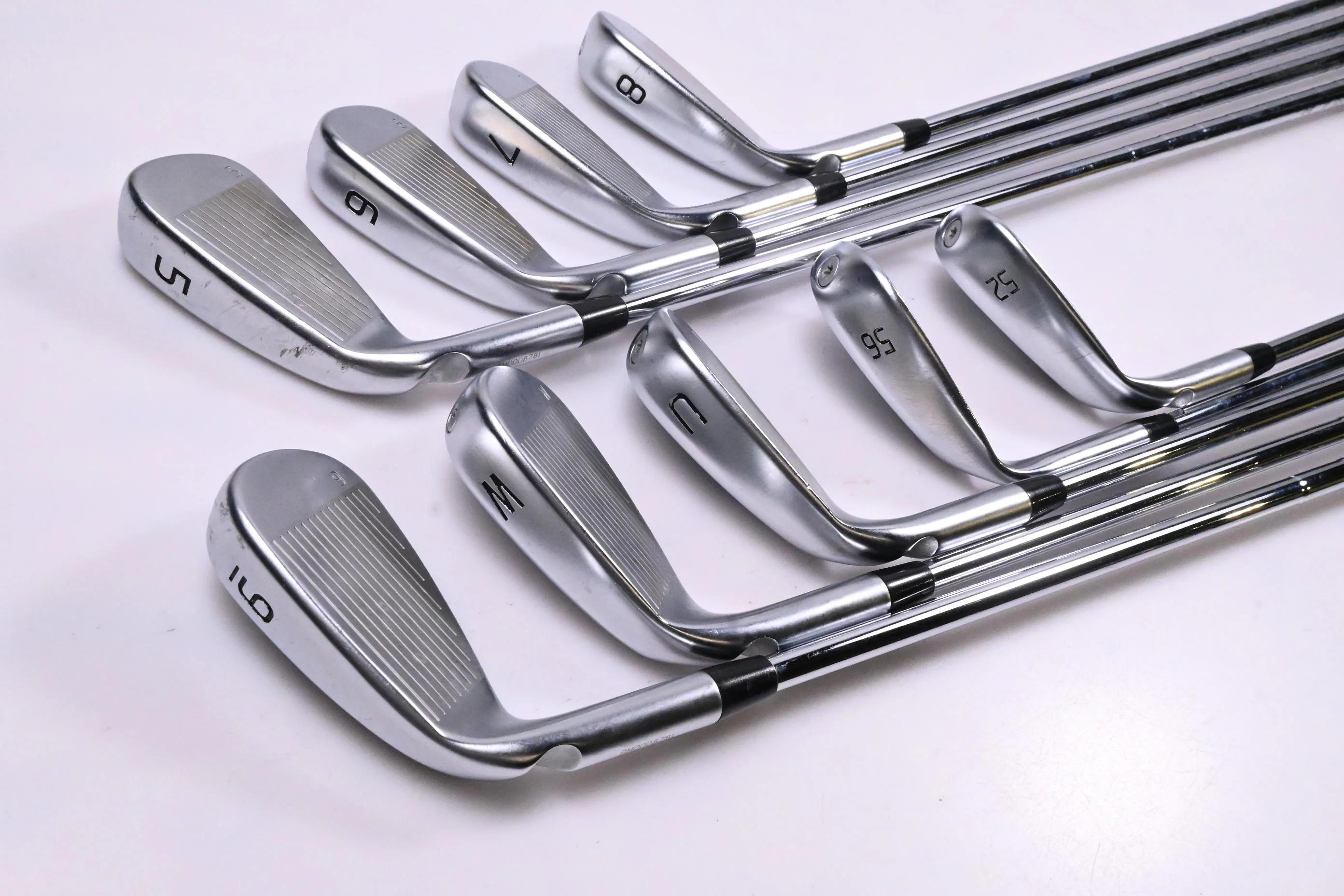 Ping G440 Irons / 5-PW+GW+52°+56° / Blue Dot / Regular Flex Ping AWT 3.0 - Image 4