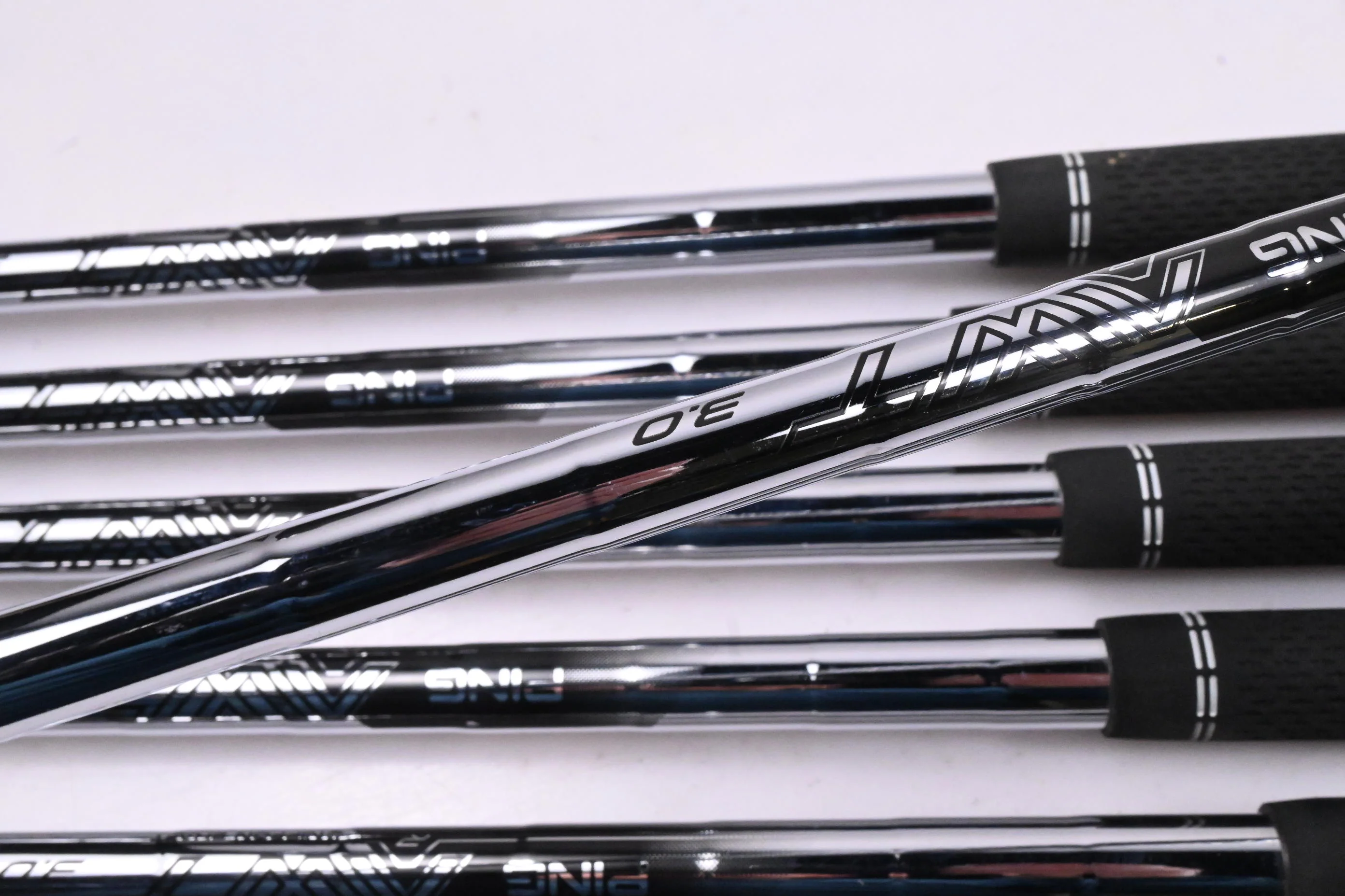 Ping G440 Irons / 5-PW+UW / Orange Dot / Regular Flex Ping AWT 3.0 Shafts - Image 5