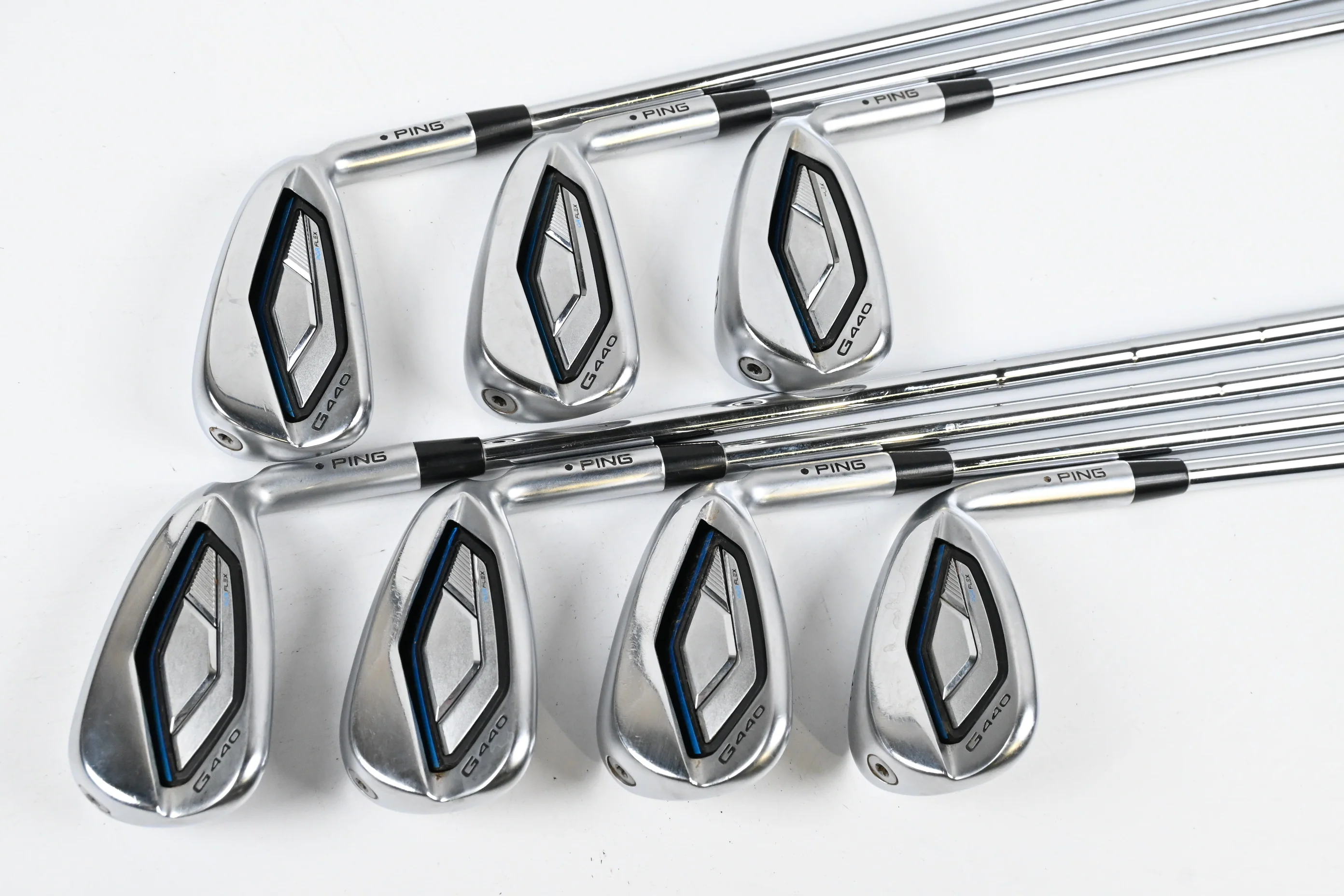 Ping G440 Irons / 6-PW+GW+SW / Black Dot / Stiff Flex Dynamic Gold S300 120 - Image 2