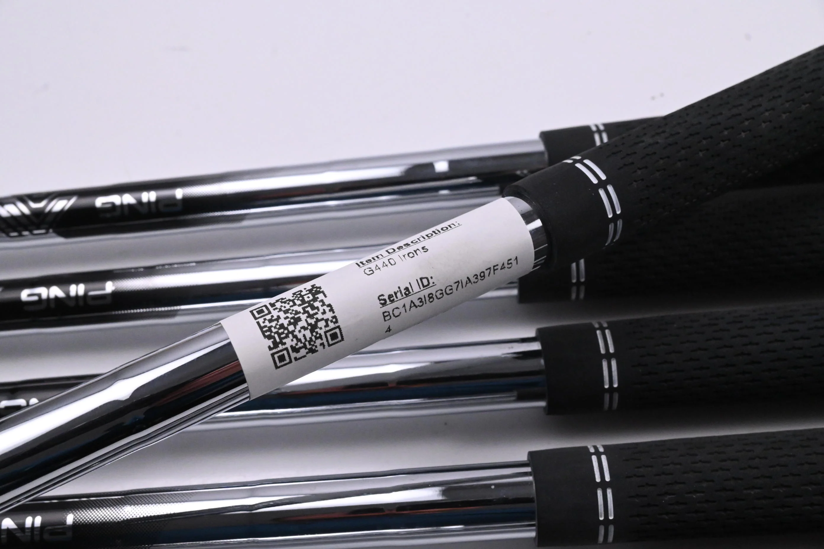 Ping G440 Irons / 7-PW+GW+52+56 / Green Dot / Regular Flex Ping AWT 3.0 Shafts - Image 6