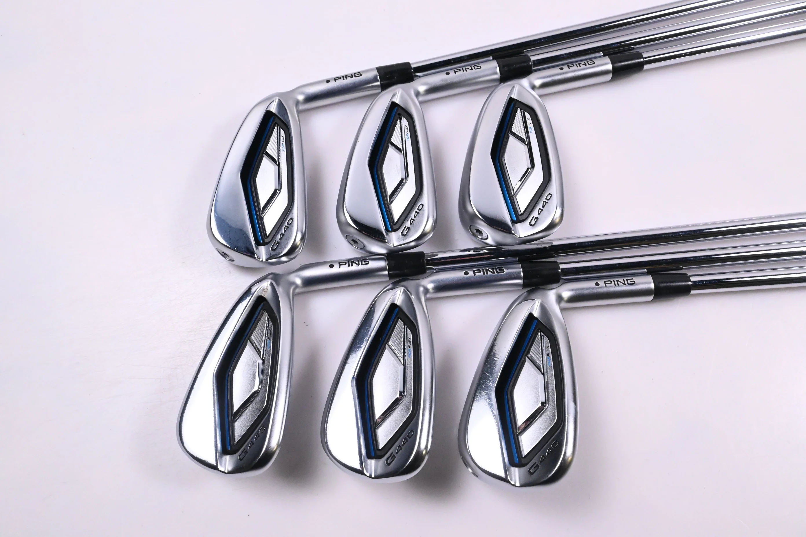 Ping G440 Irons / 6-PW+GW / Black Dot / Regular Flex N.S.Pro Modus³ Tour 105 - Image 2