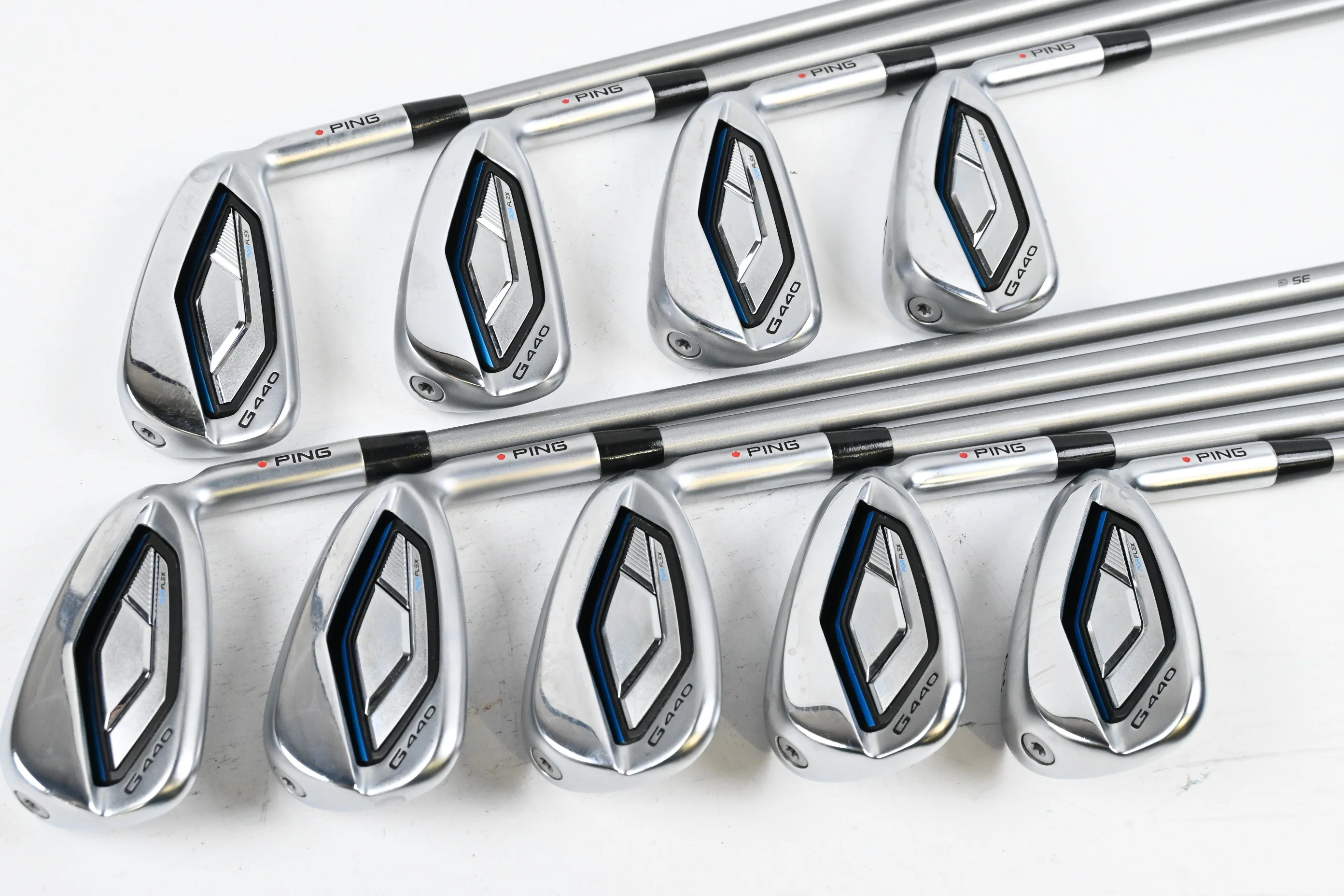 Ping G440 Irons / 4-PW+GW+52° / Red Dot / Senior Flex Fujikura Alta Quick 35 - Image 2