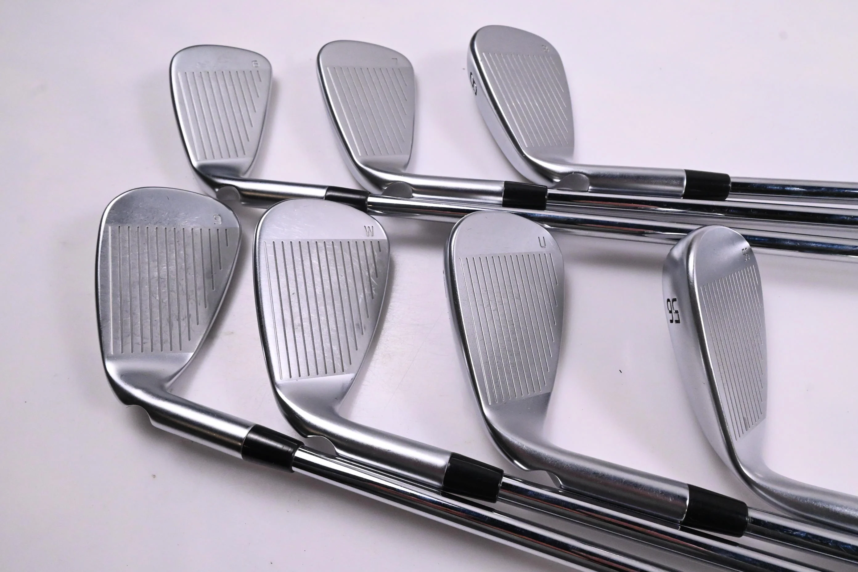 Ping G440 Irons / 6-PW+GW+56° / Blue Dot / Regular Flex Ping AWT 3.0 Shafts - Image 3