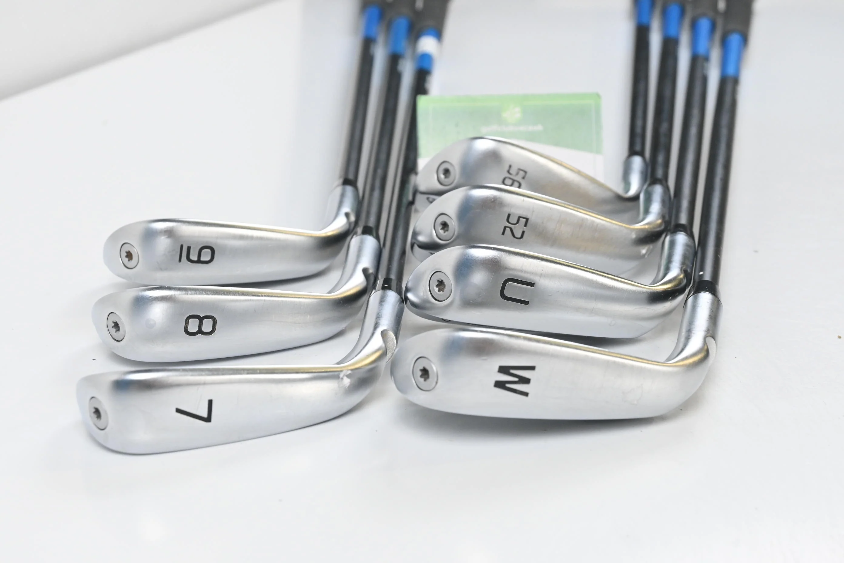 Ping G440 Irons / 7-PW+UW+GW+SW / Orange Dot / Stiff Flex Ping Alta CB Blue AWT - Image 4