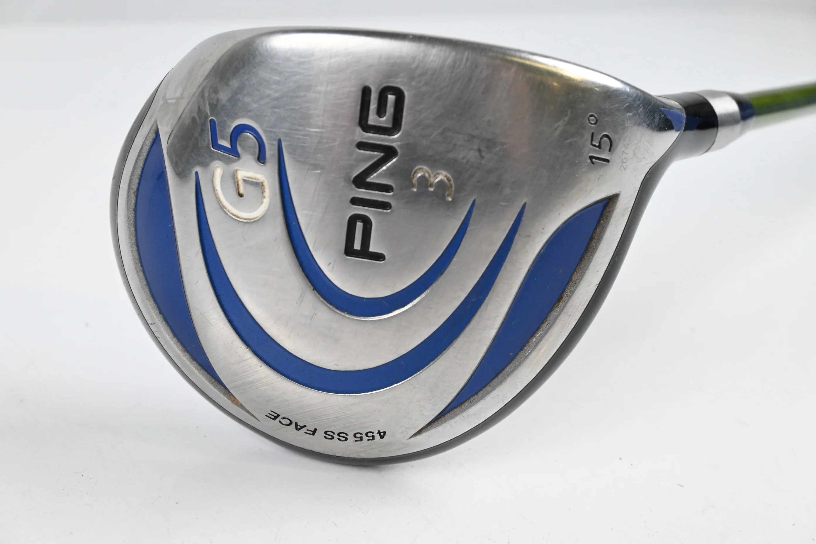 Ping G5 #3 Wood / 15 Degree / Stiff Flex Aldila NV Green 75 Shaft - Image 2