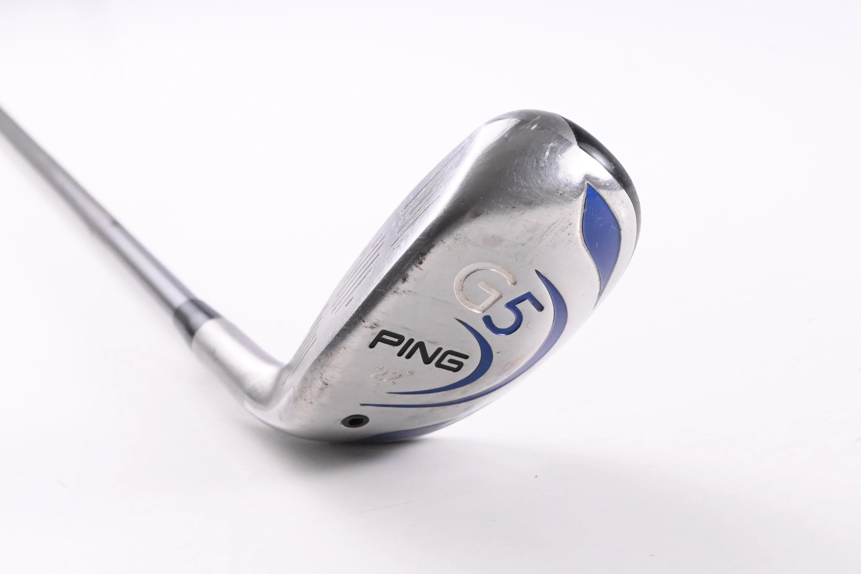 Left Hand Ping G5 #4 Hybrid / 22 Degree / Stiff Flex Ping TFC 100 Shaft