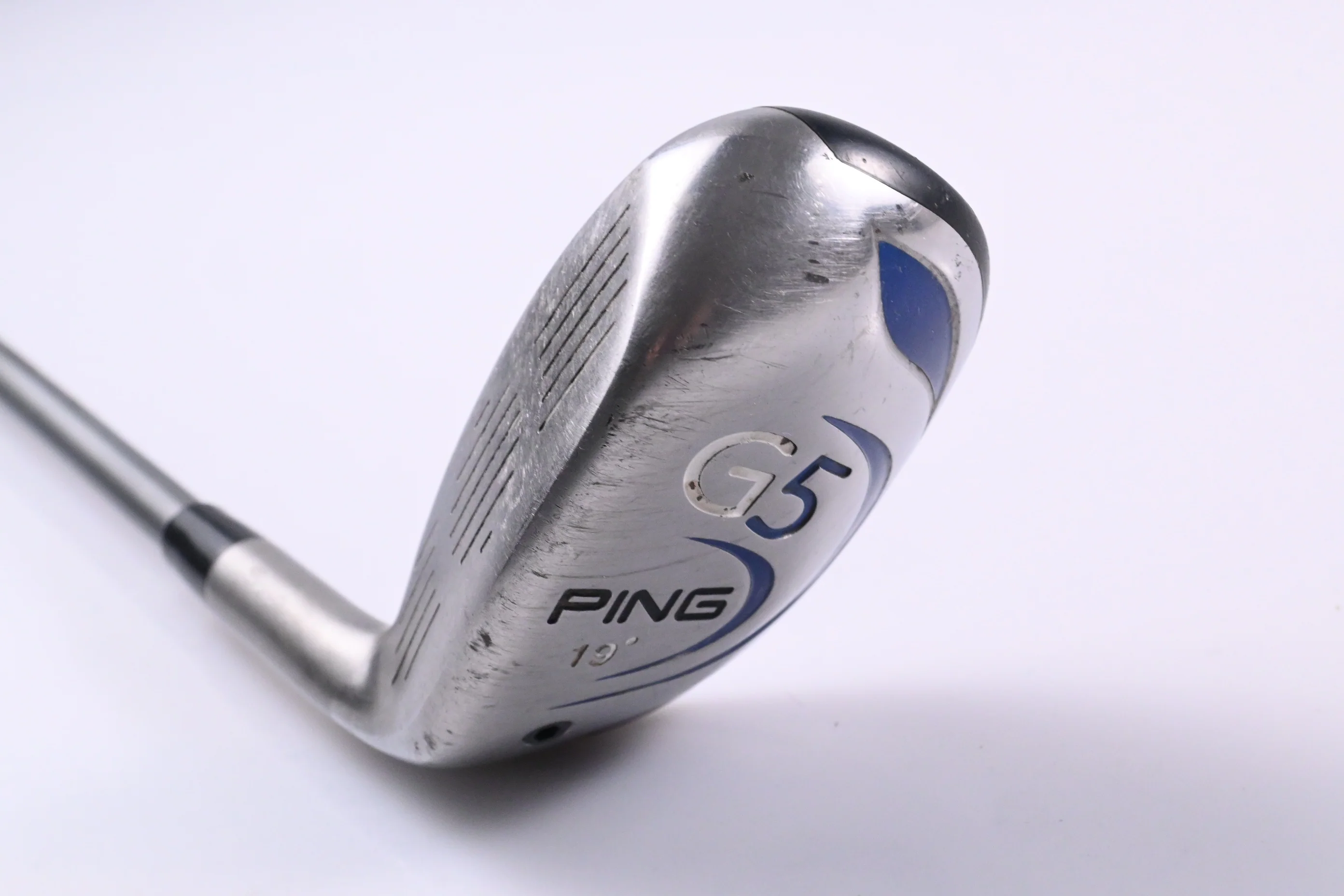Left Hand Ping G5 #3 Hybrid / 19 Degree / Regular Flex Ping TFC 100 H Shaft