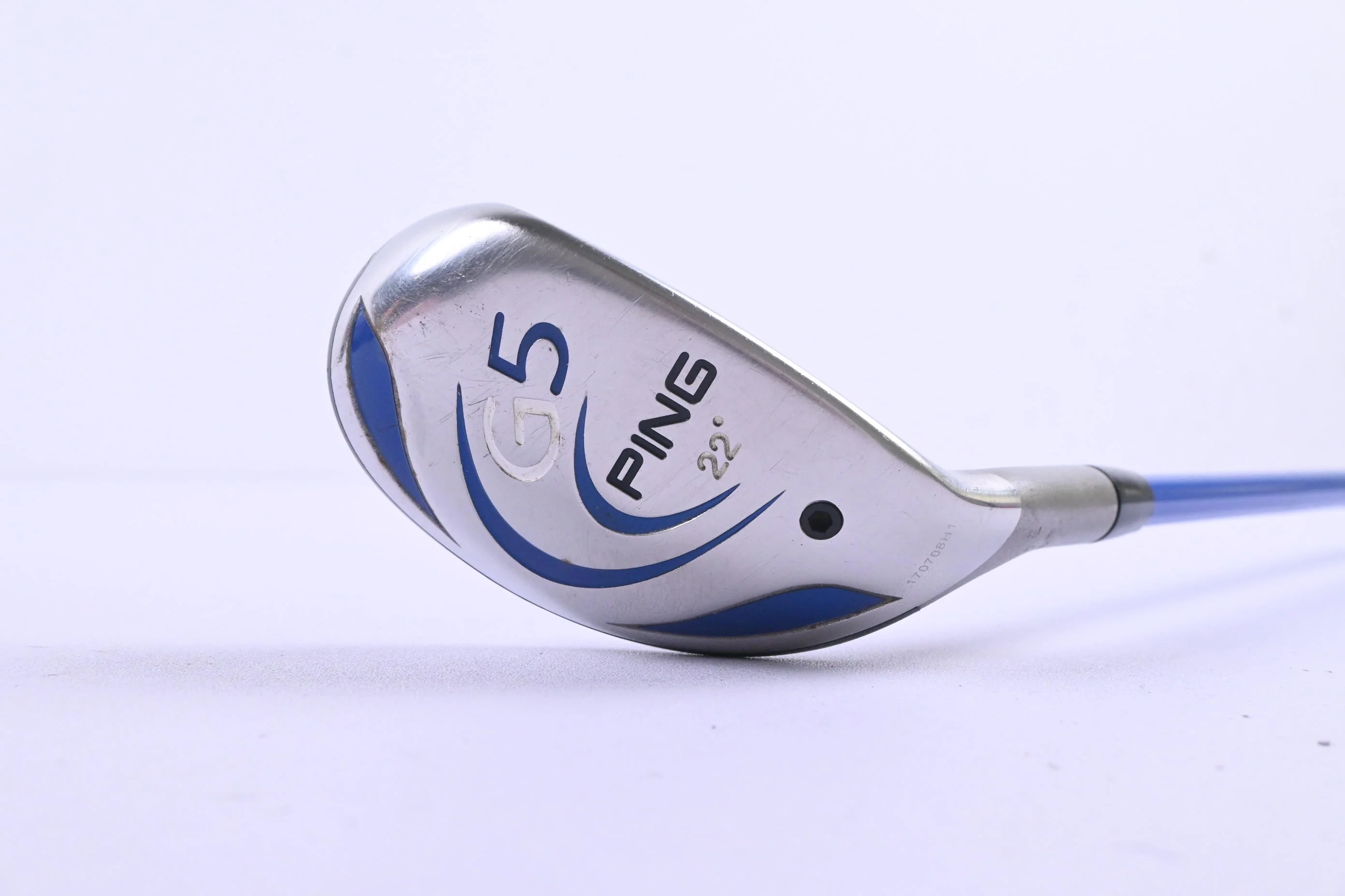 Ping G5 #4 Hybrid / 22 Degree / Regular Flex Grafalloy ProLaunch Blue Shaft