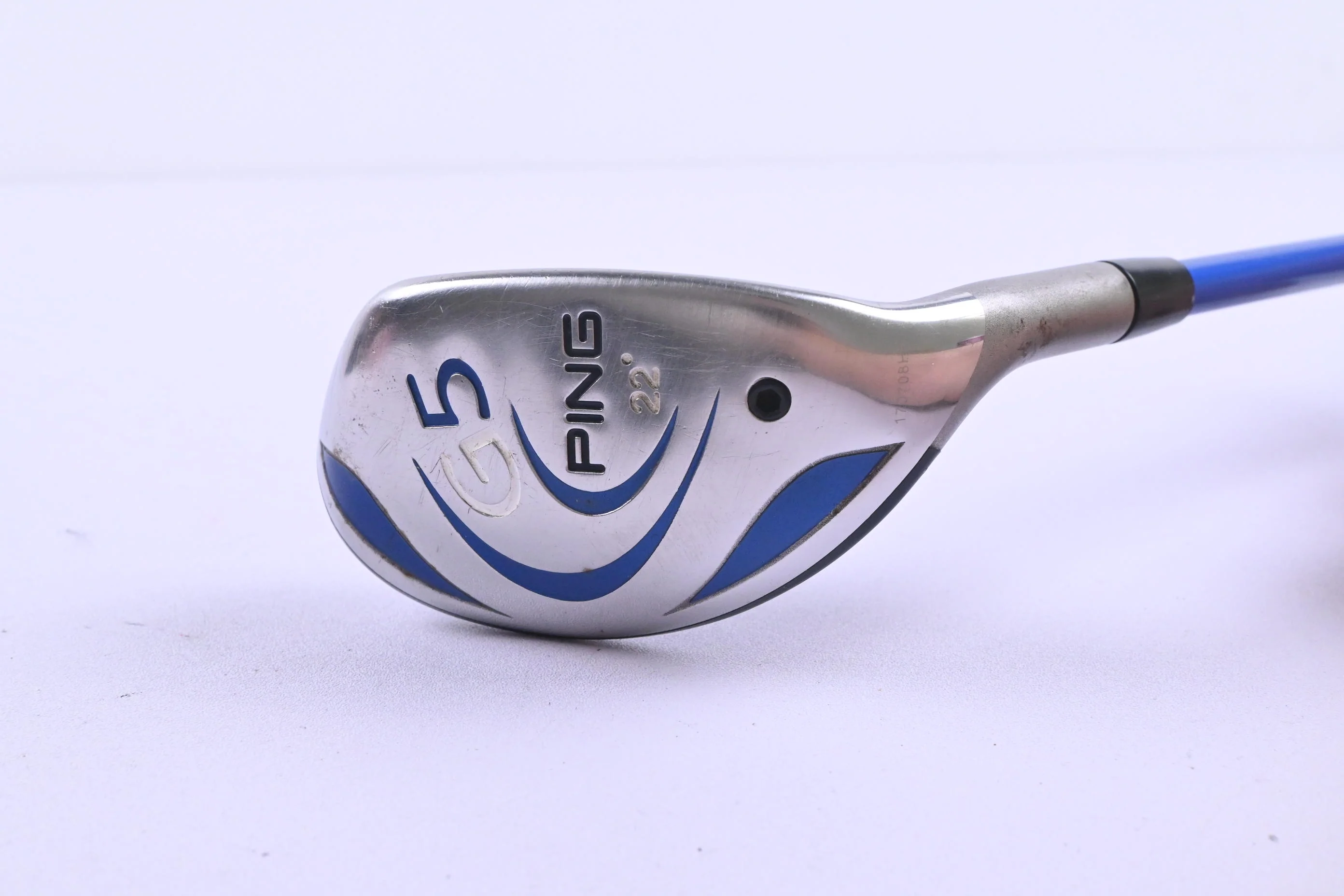 Ping G5 #4 Hybrid / 22 Degree / Regular Flex Grafalloy ProLaunch Blue Shaft - Image 2