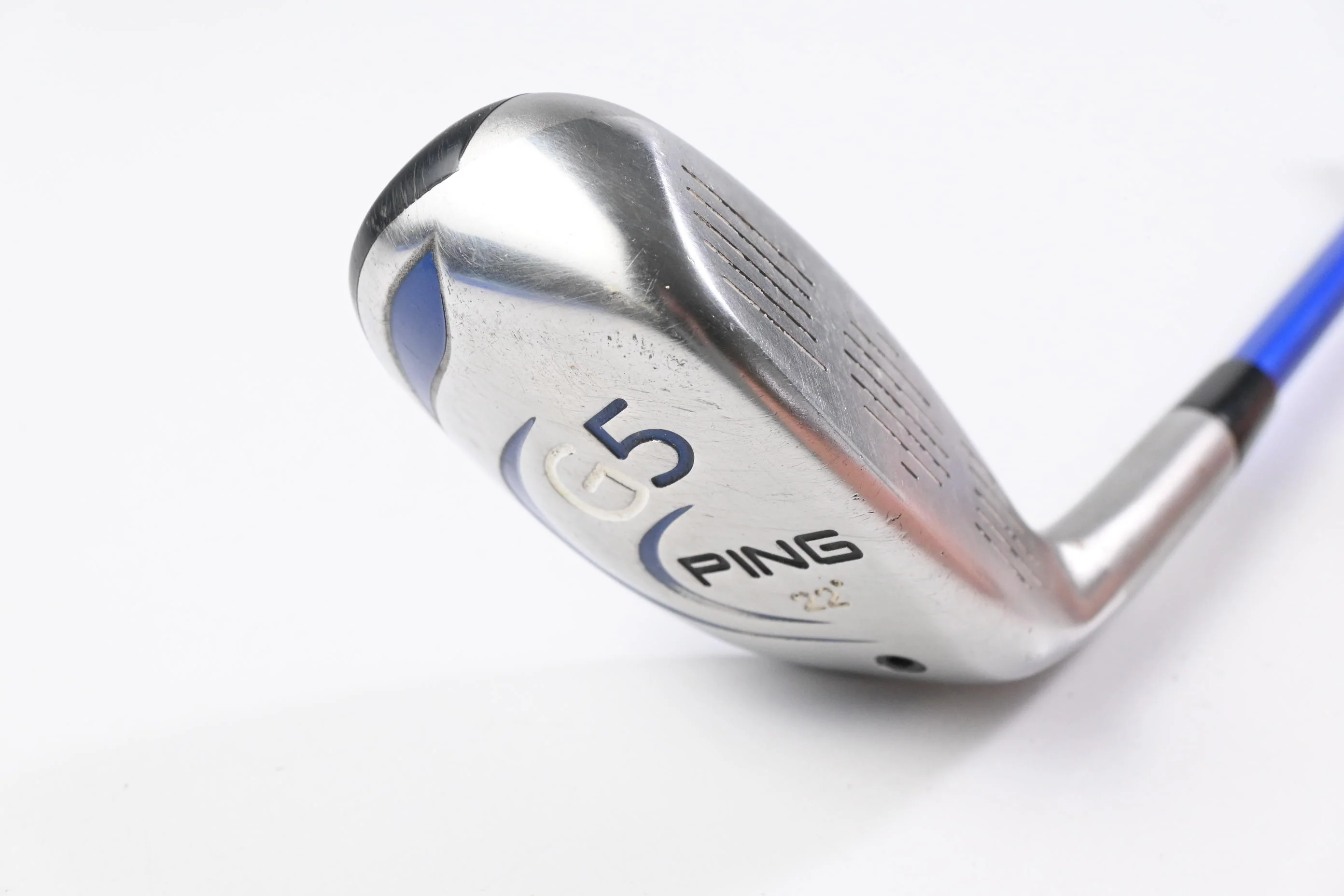 Ping G5 #4 Hybrid / 22 Degree / Regular Flex Pro Launch Blue Shaft