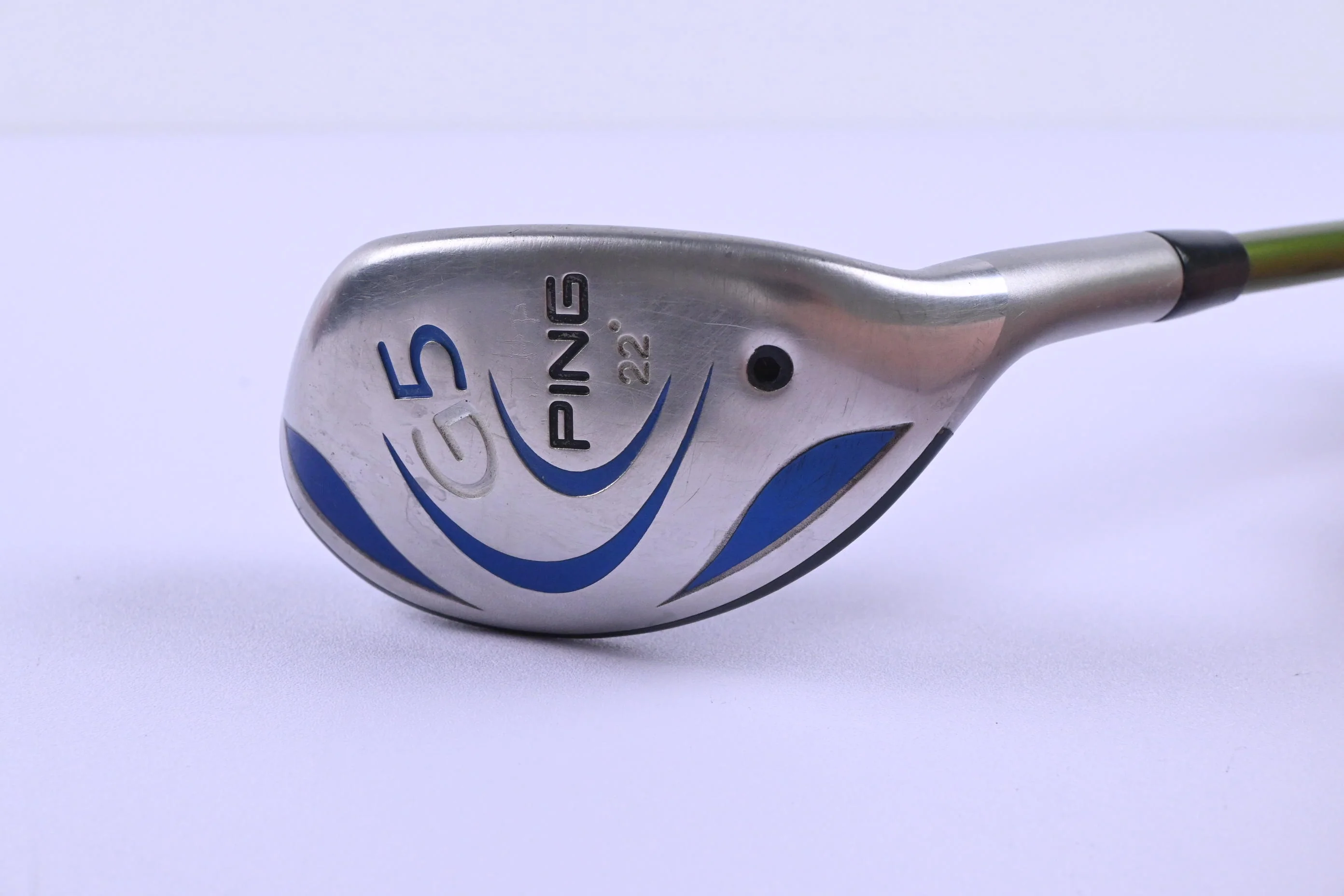 Ping G5 #4 Hybrid / 22 Degree / Stiff Flex Aldila NV Green Hybrid 85 Shaft - Image 2