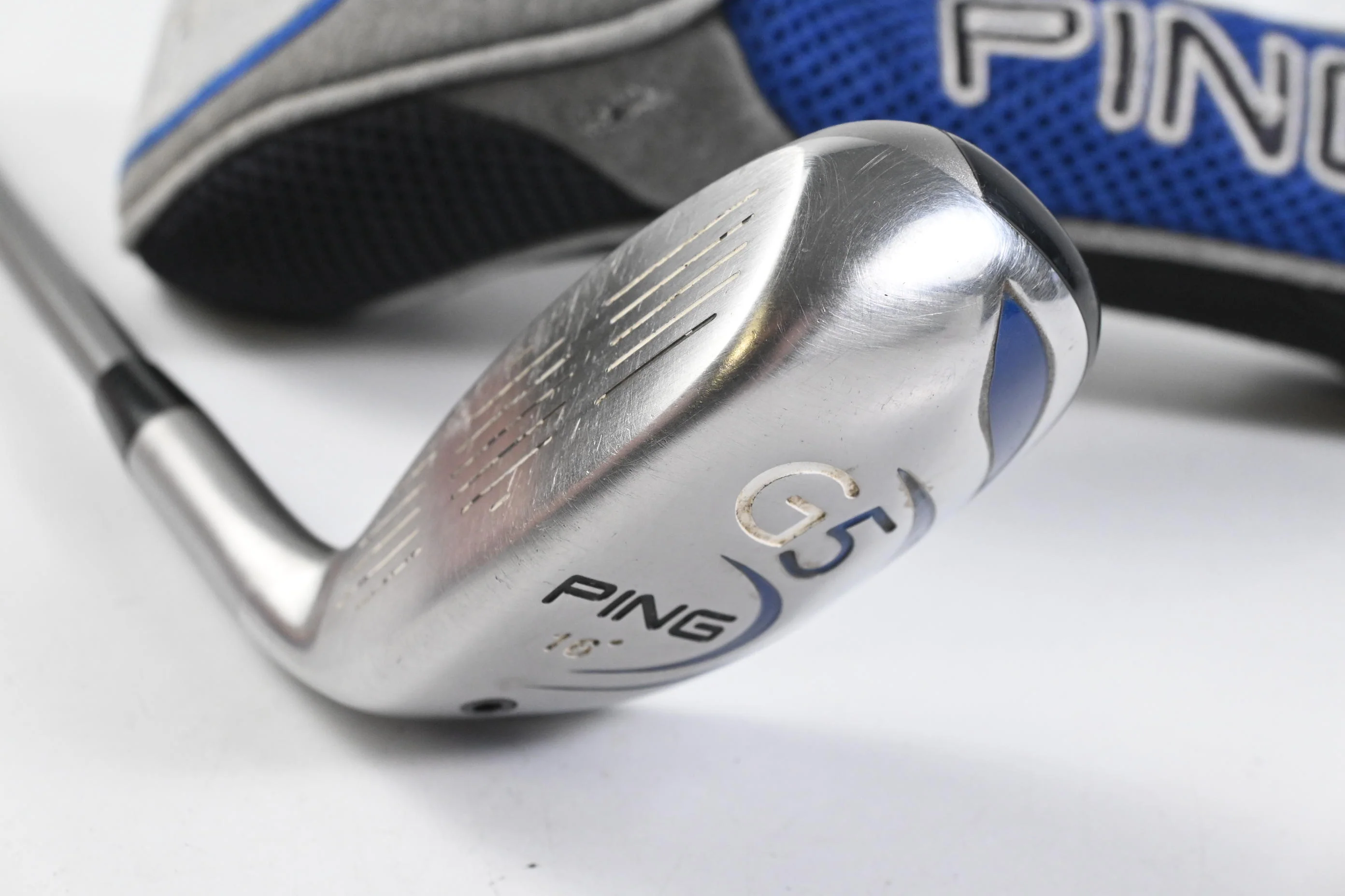 Left Hand Ping G5 #2 Hybrid / 16 Degree / Stiff Flex Ping TFC 100 Shaft