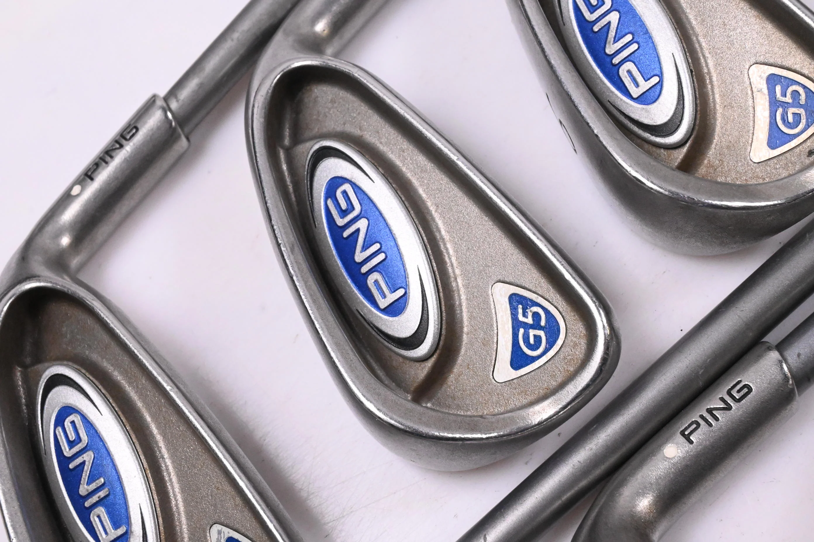 Ping G5 Irons / 4-PW+SW / White Dot / Regular Flex Ping TFC 100 I Shafts