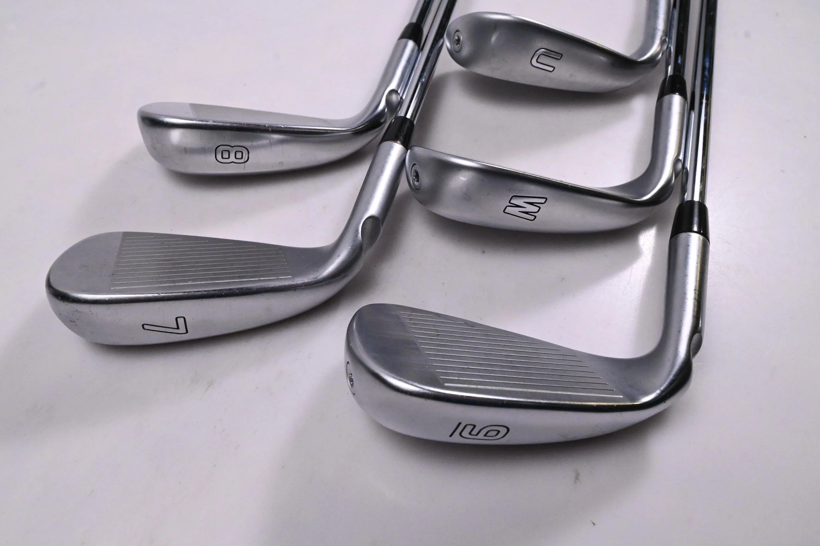 Ping G700 Irons / 7-PW+GW / Blue Dot / Regular Flex Ping AWT 2.0 Shafts - Image 4