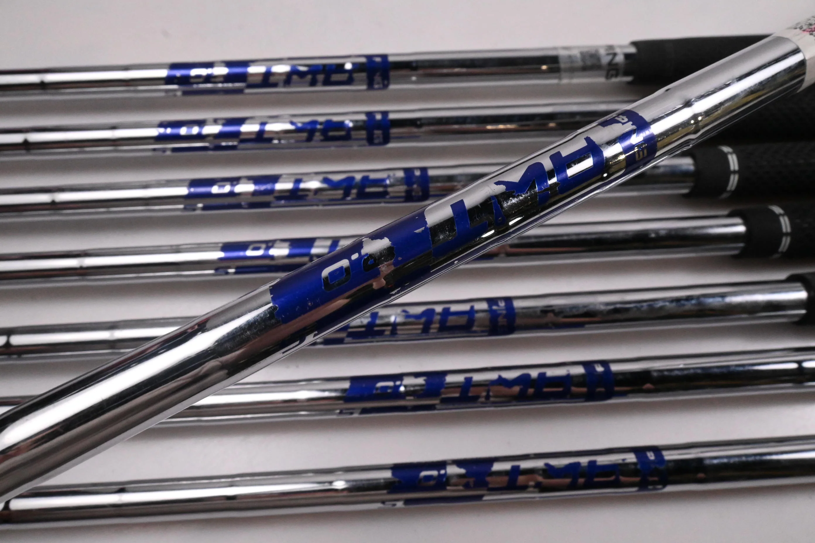 Ping G710 Irons / 4-PW+SW / Green Dot / Stiff Flex Ping AWT 2.0 Shafts - Image 5