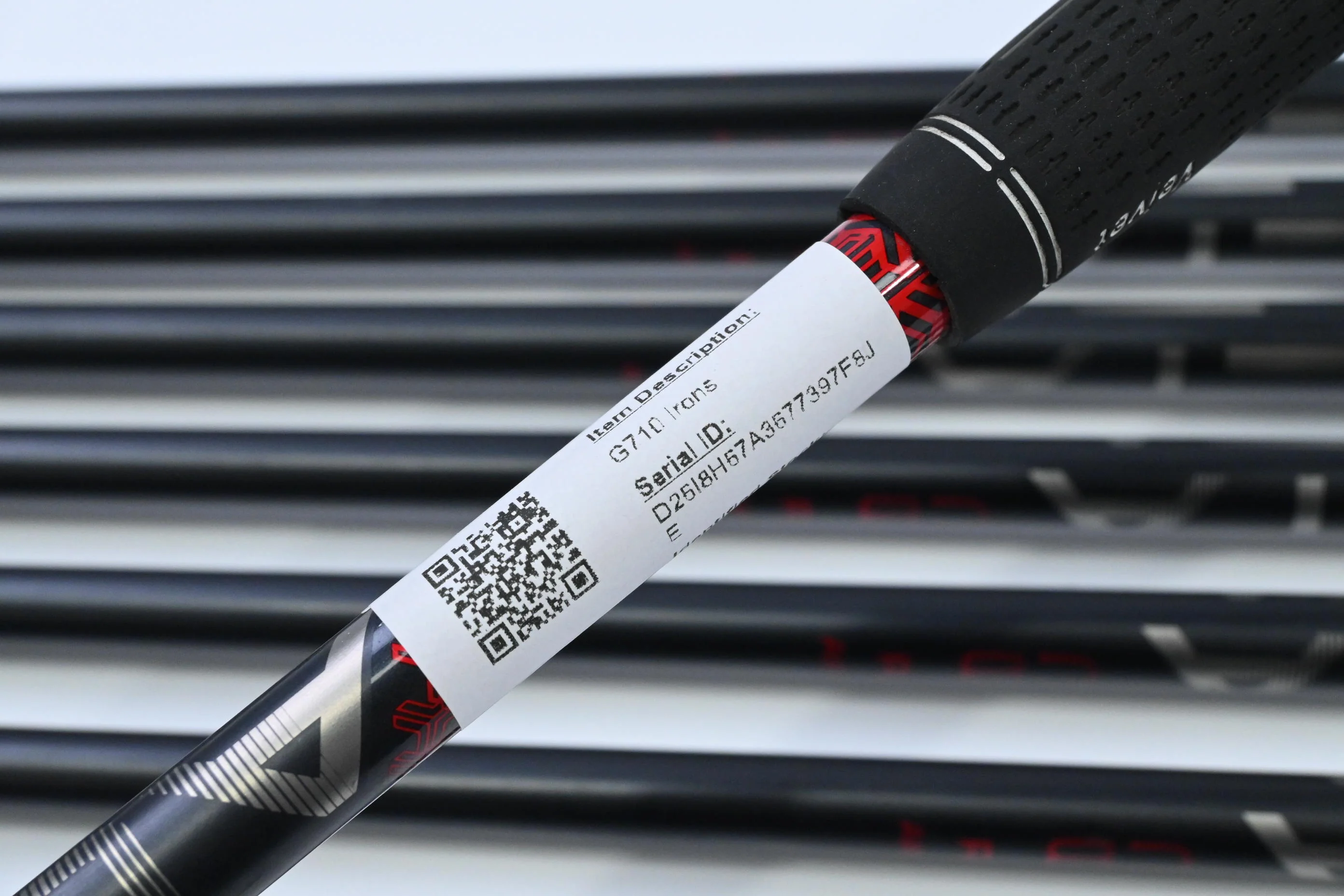 Ping G710 Irons / 5-PW+UW+SW / Black Dot / Regular Flex Ping Alta CB Red AWT - Image 6
