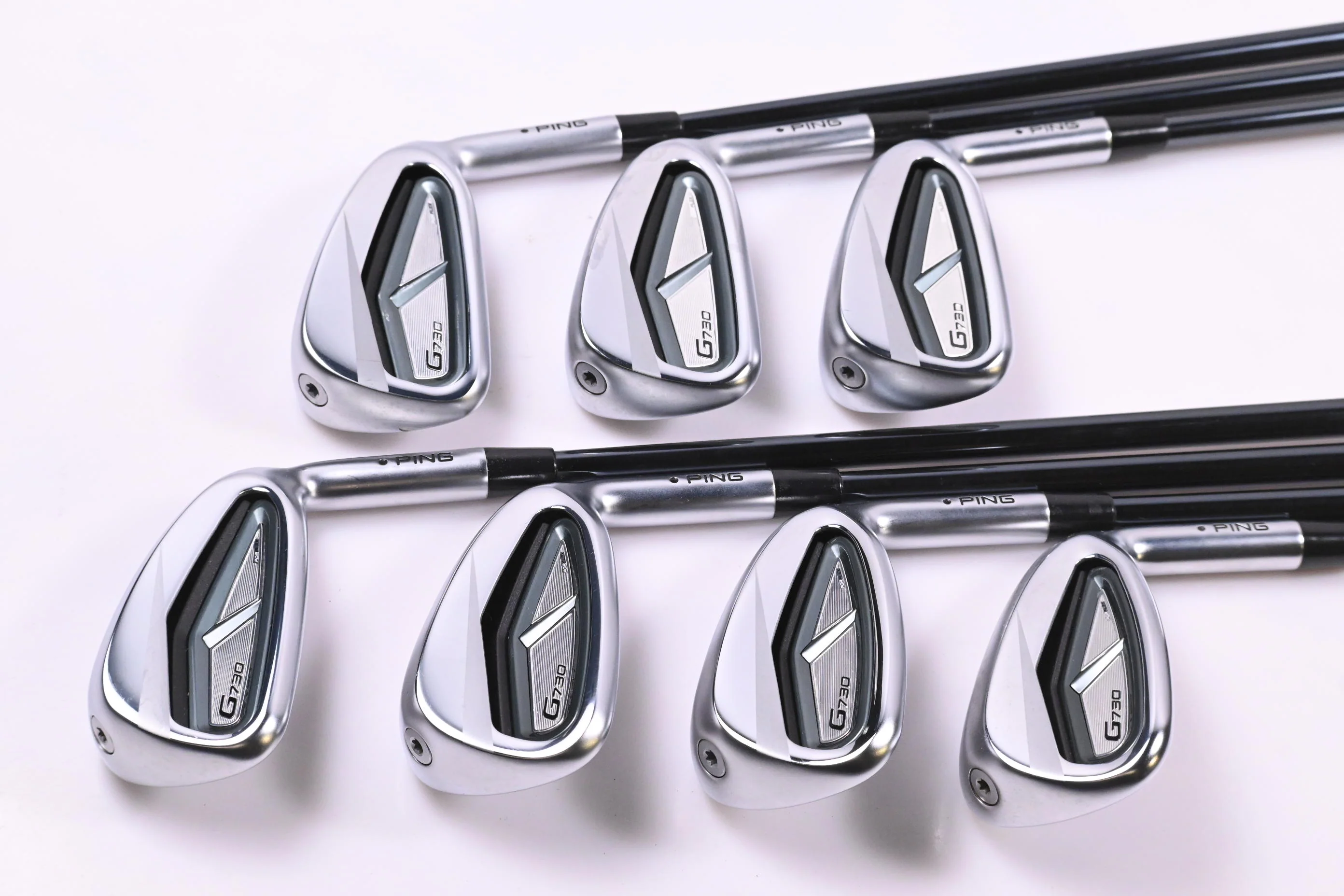 Ping G730 Irons / 5-PW+GW / Black Dot / Regular Flex UST Recoil Dart 75 - Image 2