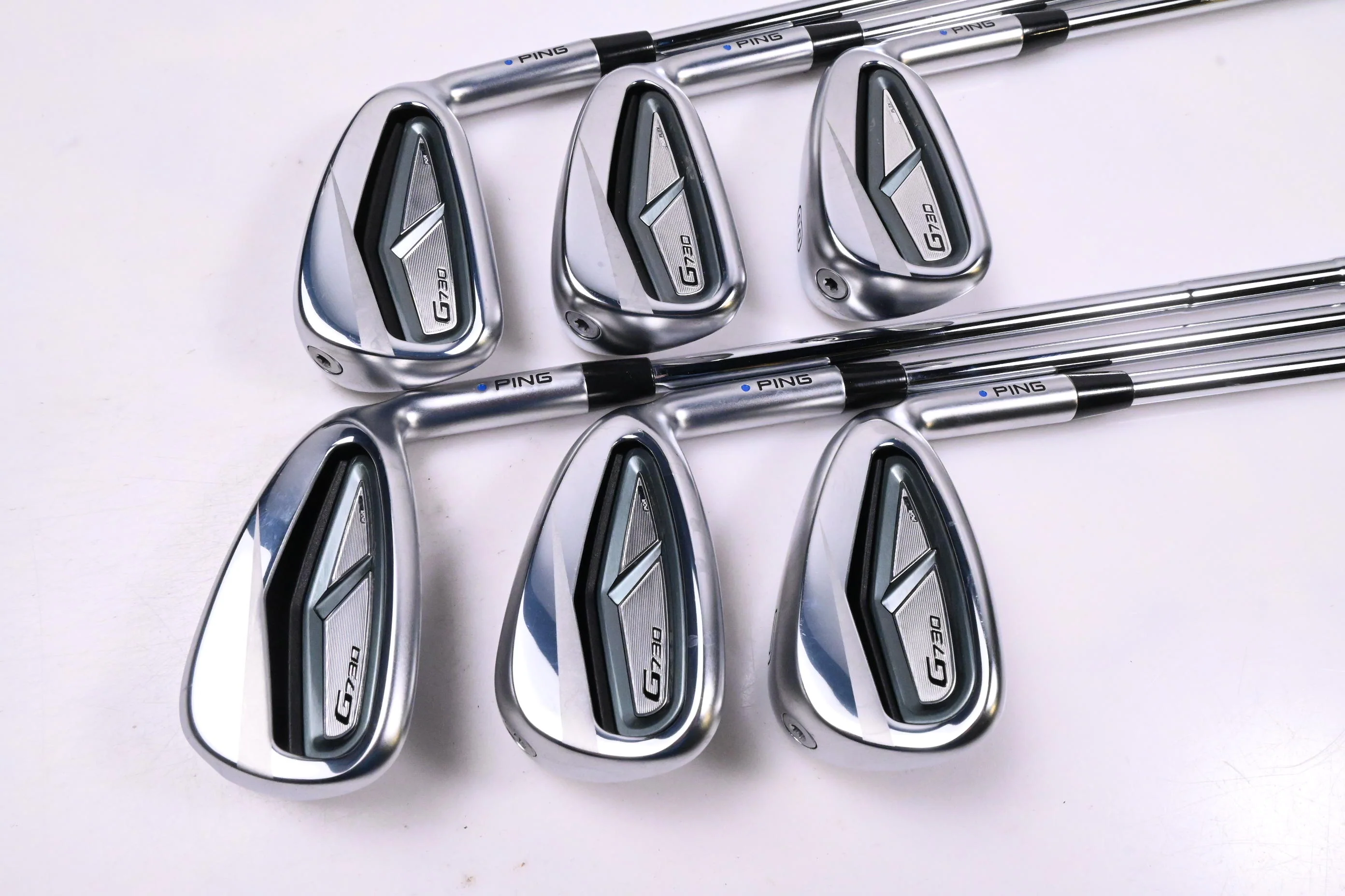 Ping G730 Irons / 6-PW+GW / Blue Dot / Regular Flex Dynamic Gold Mid 100 R300 - Image 2