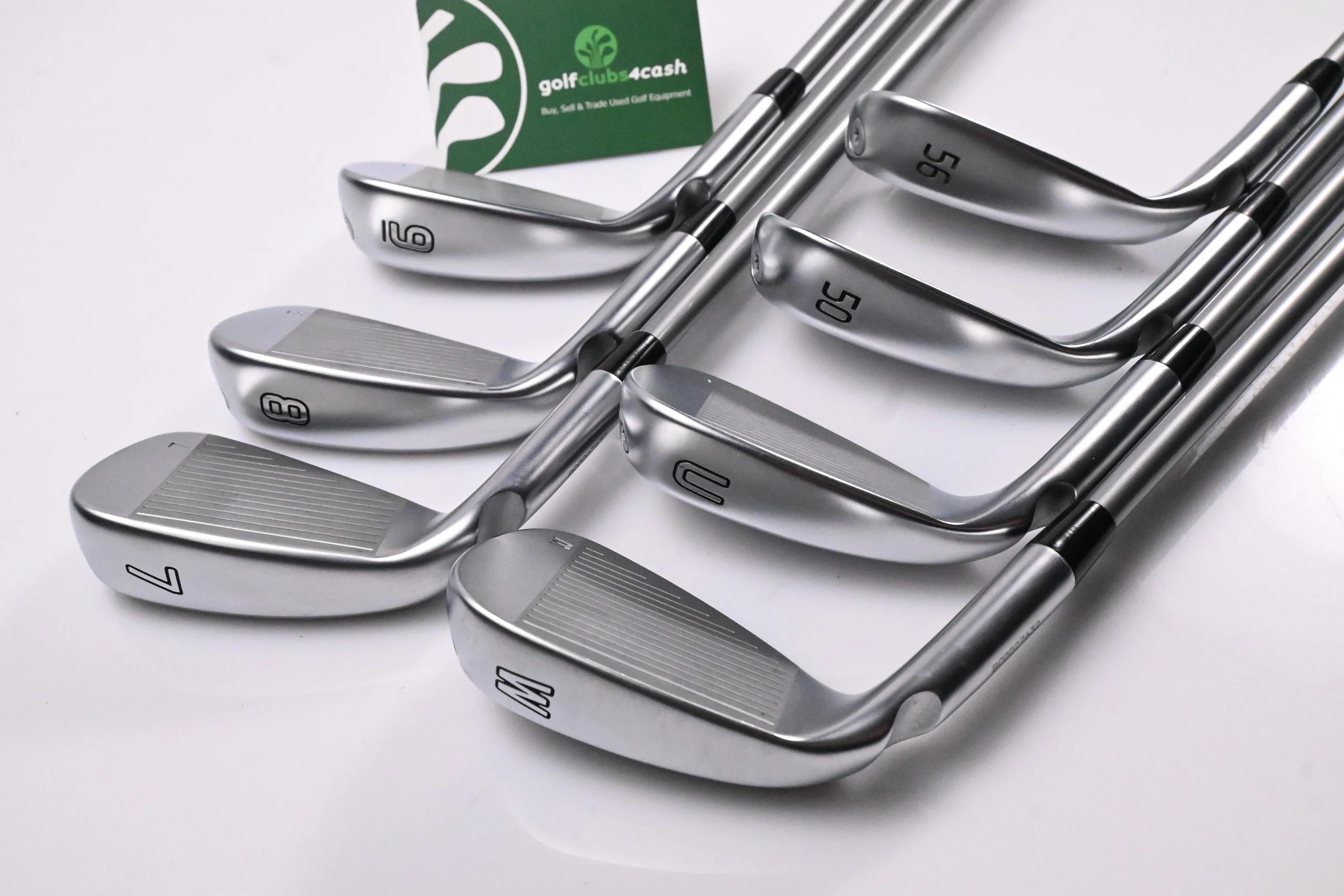 Ping G730 Irons / 7-PW+UW+50°+56° / Silver Dot / Senior Flex Ping Alta Quick 45 - Image 4