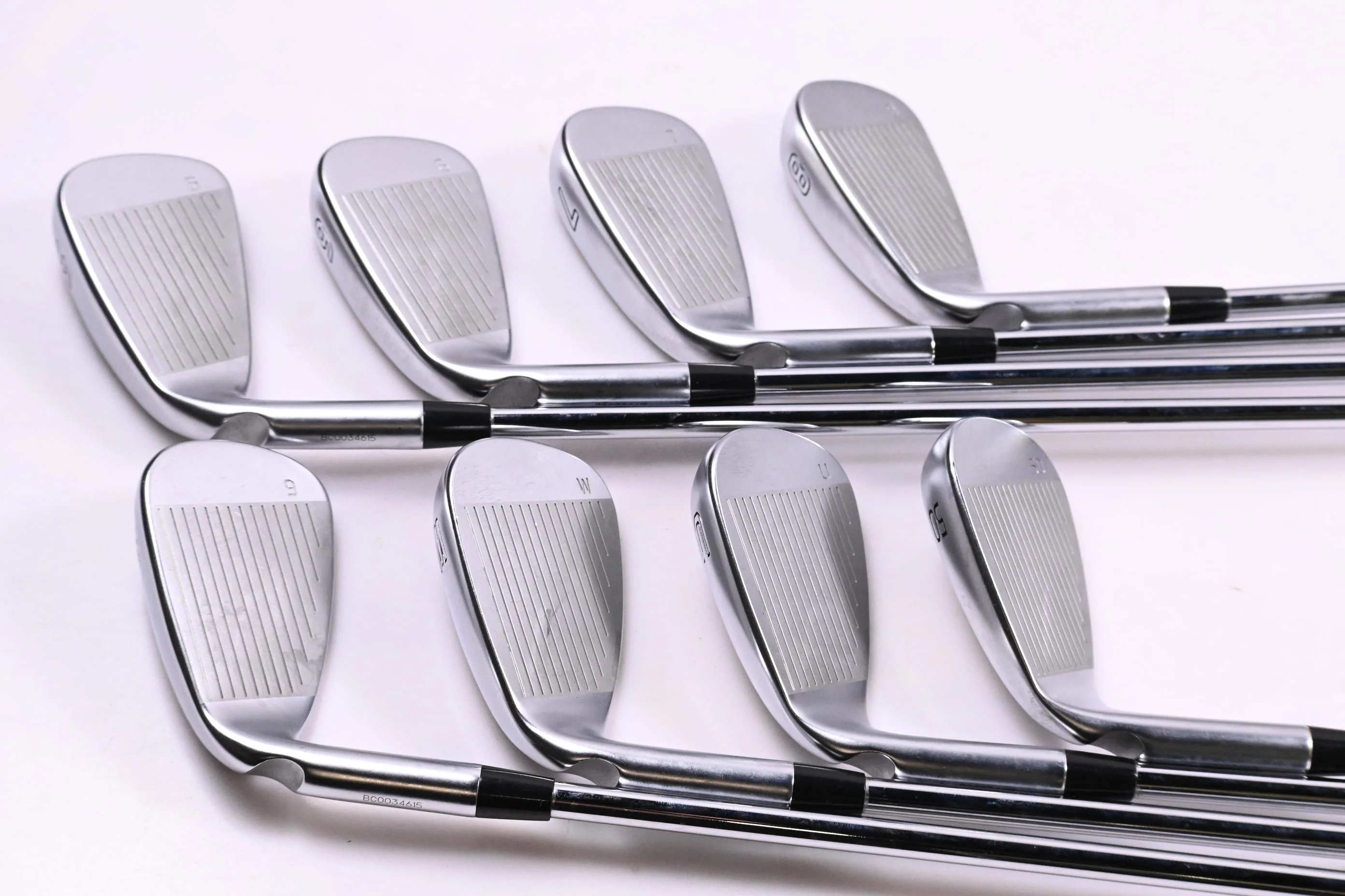 Ping G730 Irons / 5-PW+GW+50° / White Dot / Regular Flex Elevate MPH 95 Shafts - Image 3