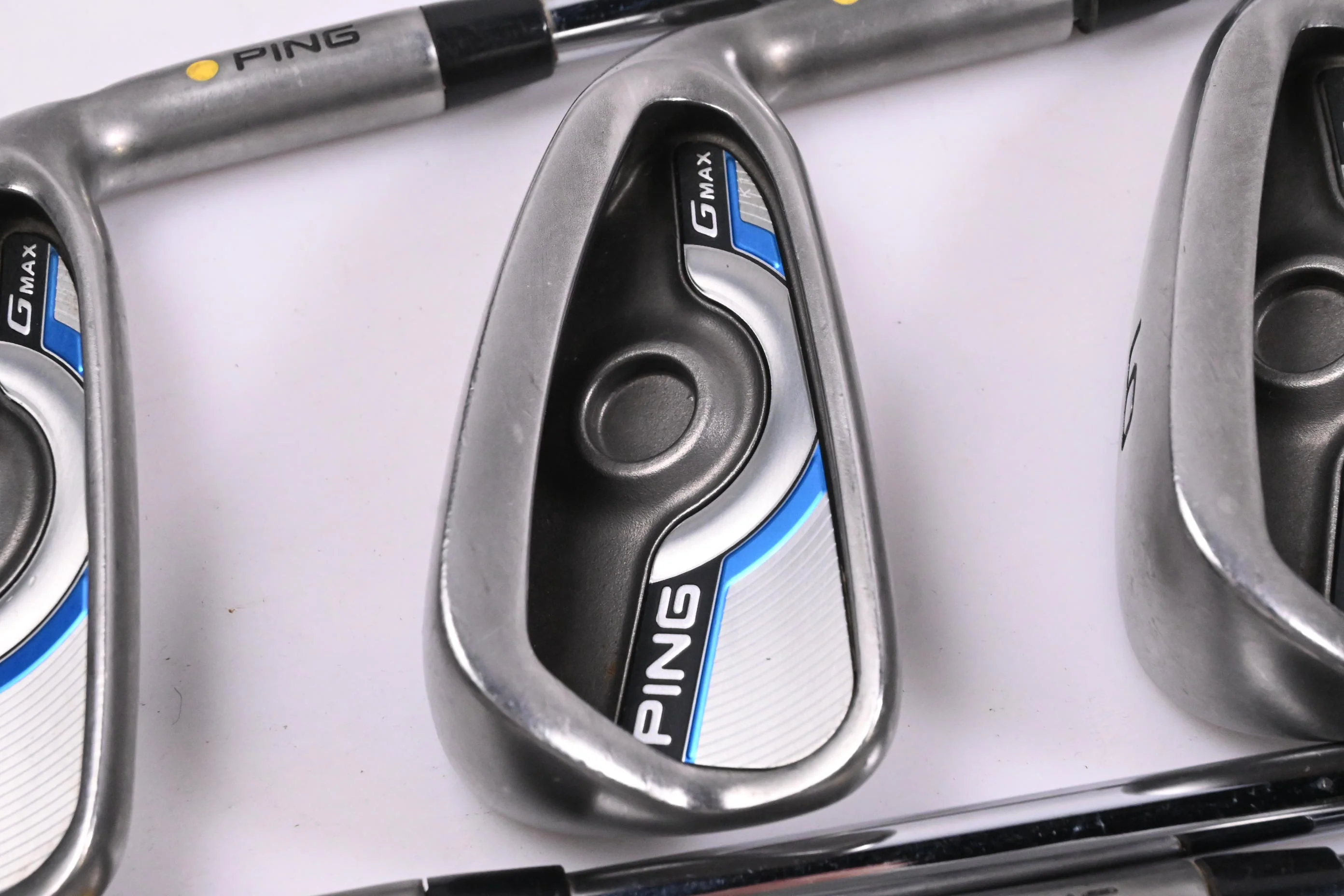 Ping GMax Irons / 4-9i / Yellow Dot / Regular Flex Ping CFS Distance Shafts