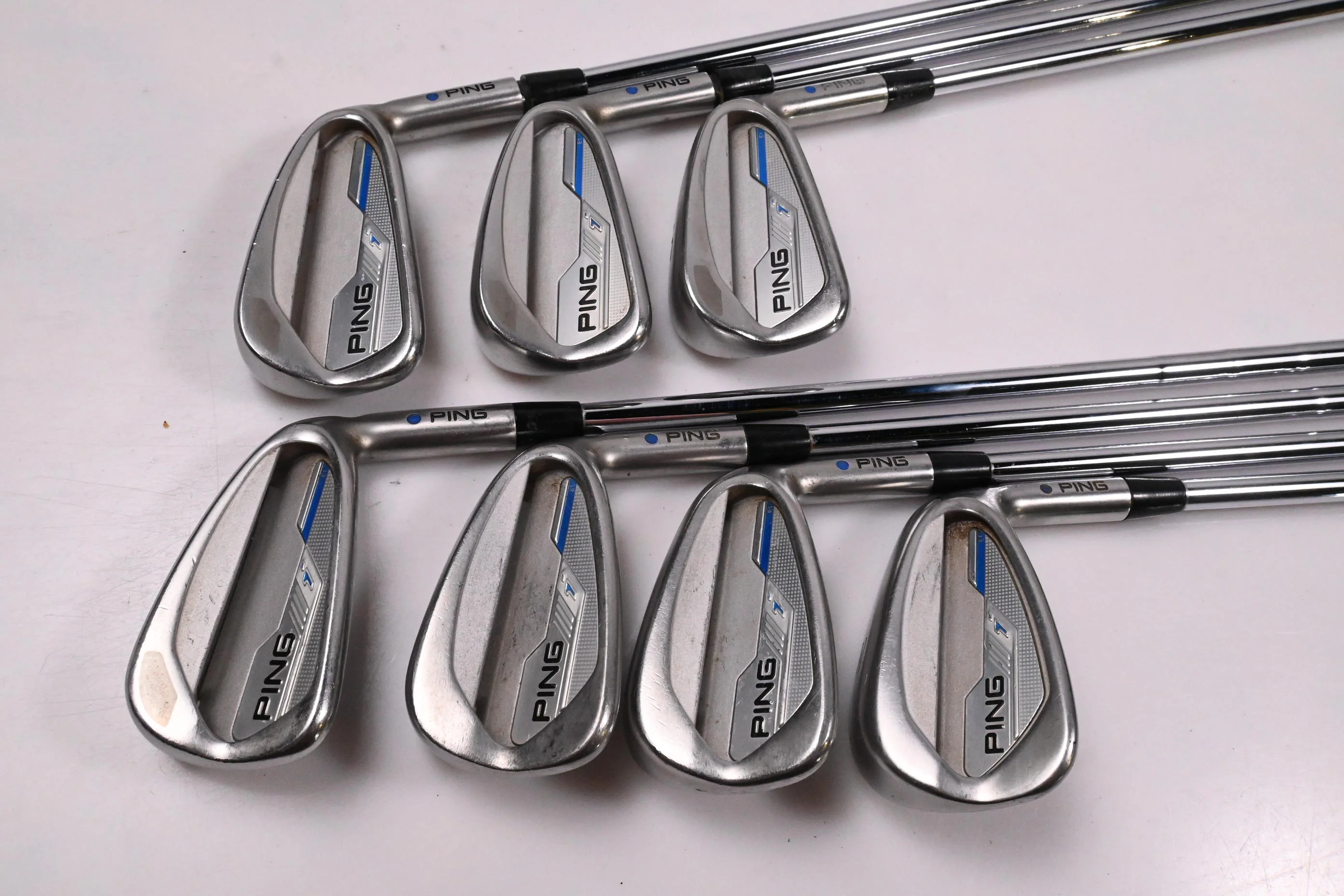 Ping i-Series E1 Irons / 4-PW / Blue Dot / Stiff Flex N.S.Pro Modus³ Tour 105 - Image 2