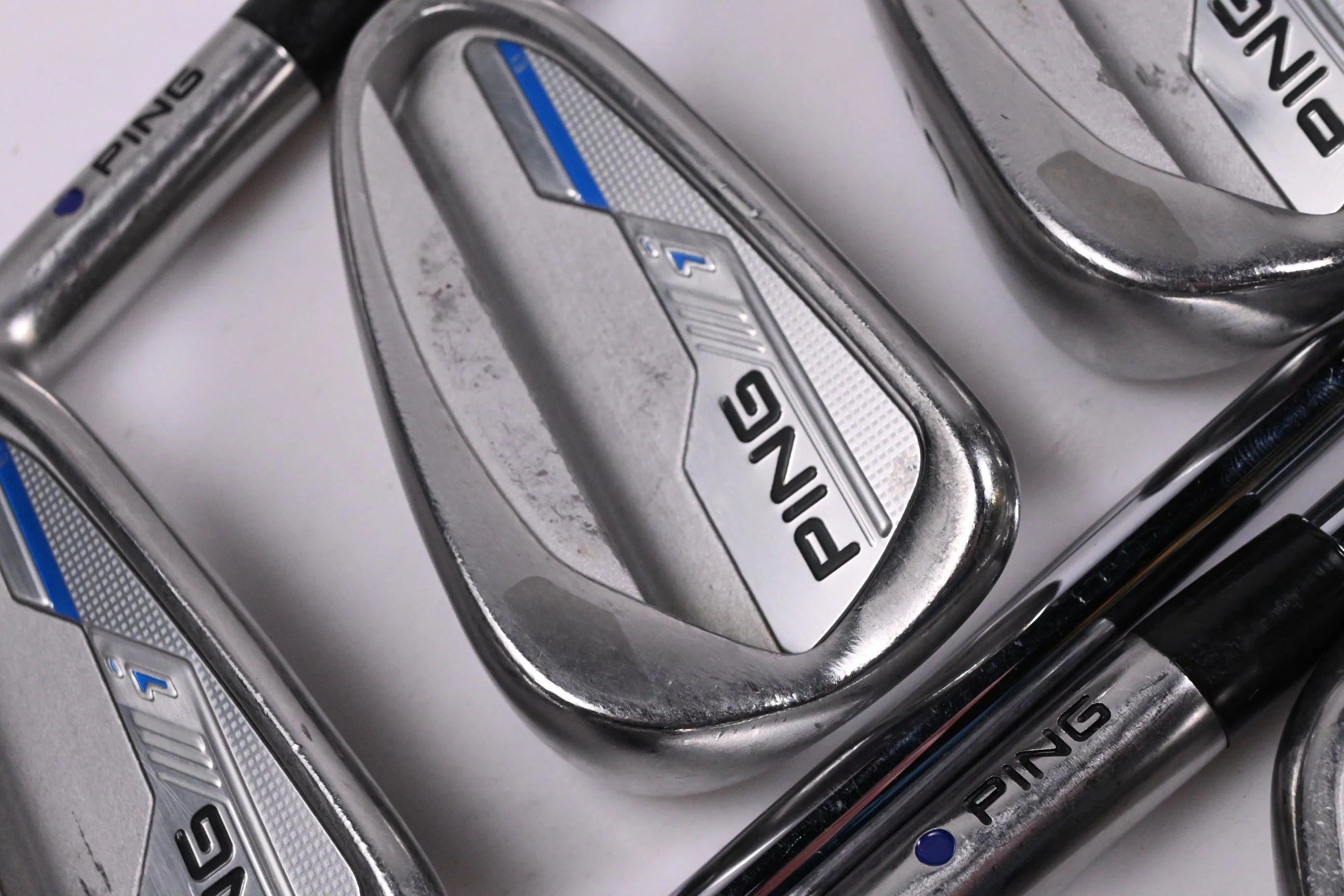 Ping i-Series E1 Irons / 4-PW / Blue Dot / Regular Flex Ping Shafts