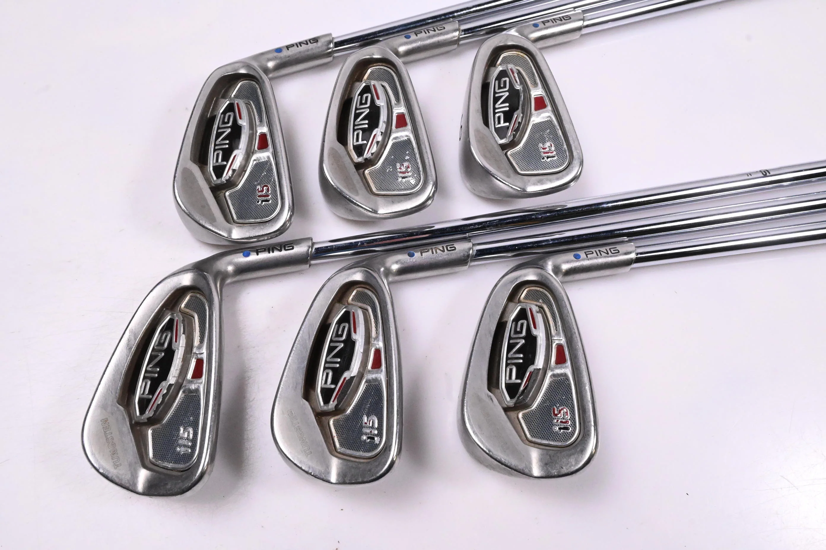 Ping i15 Irons / 4-9I / Blue Dot / Stiff Flex Steel Shafts - Image 2