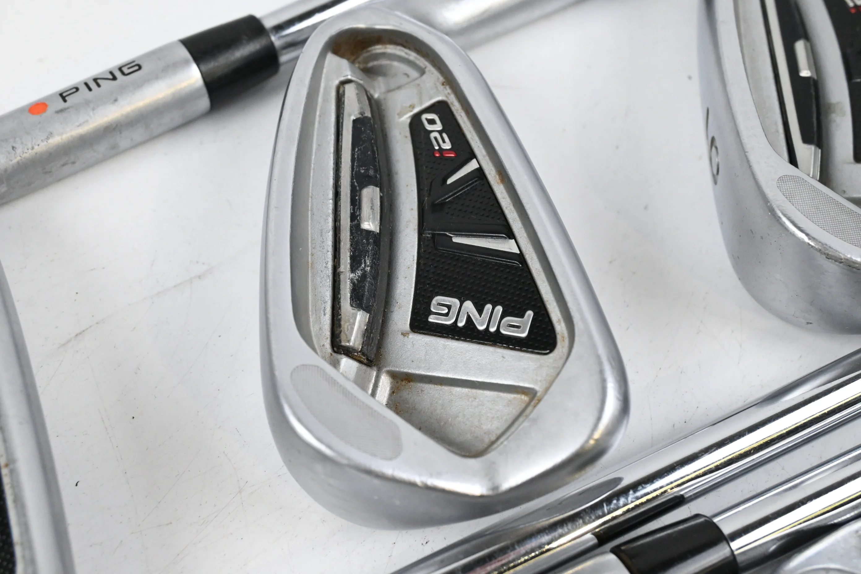 Ping i20 Irons / 4-PW / Orange Dot / Regular Flex Ping CFS Shafts