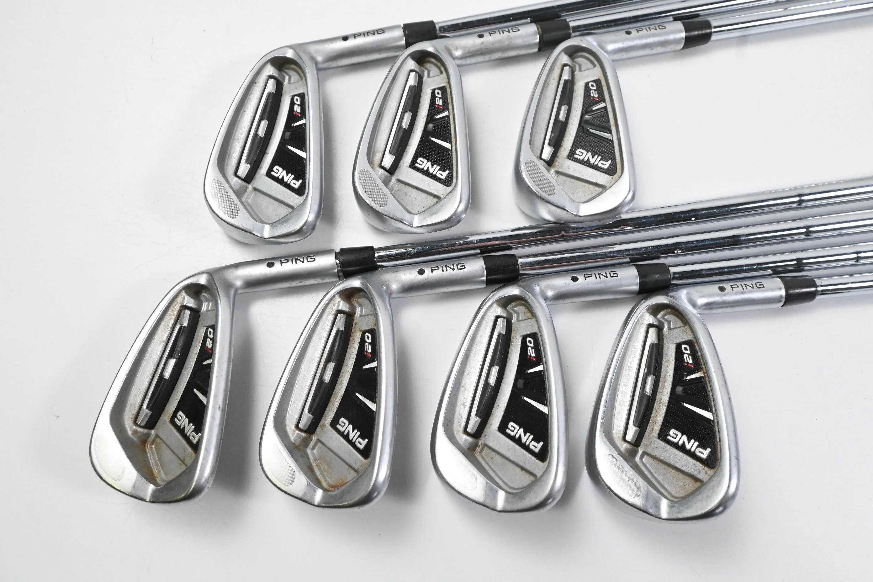 Ping i20 Irons / 4-PW / Black Dot / X-Flex Ping CFS Steel Shafts - Image 2