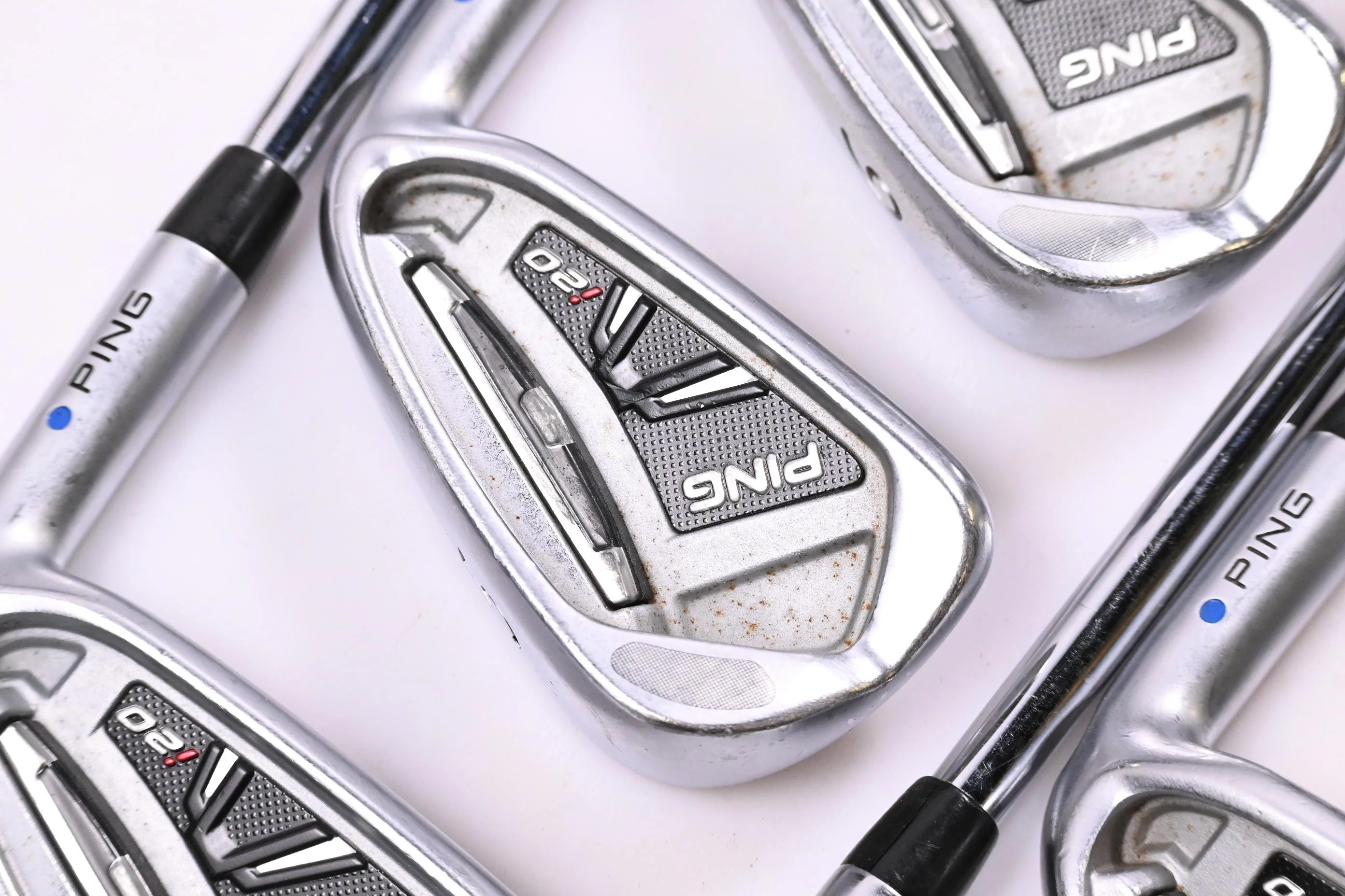 Ping i20 Irons / 4-PW+SW / Blue Dot / Regular Flex Ping CFS Shafts