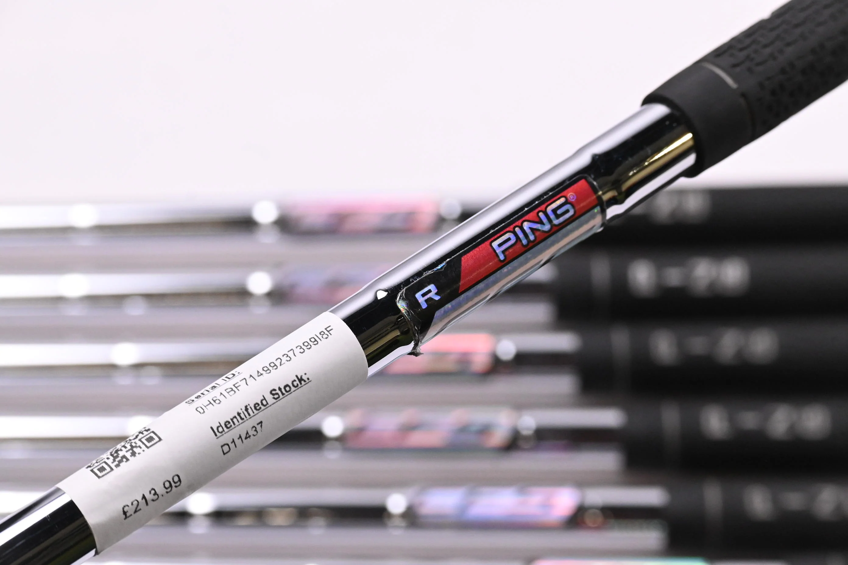 Ping i20 Irons / 4-PW+SW / Blue Dot / Regular Flex Ping CFS Shafts - Image 5