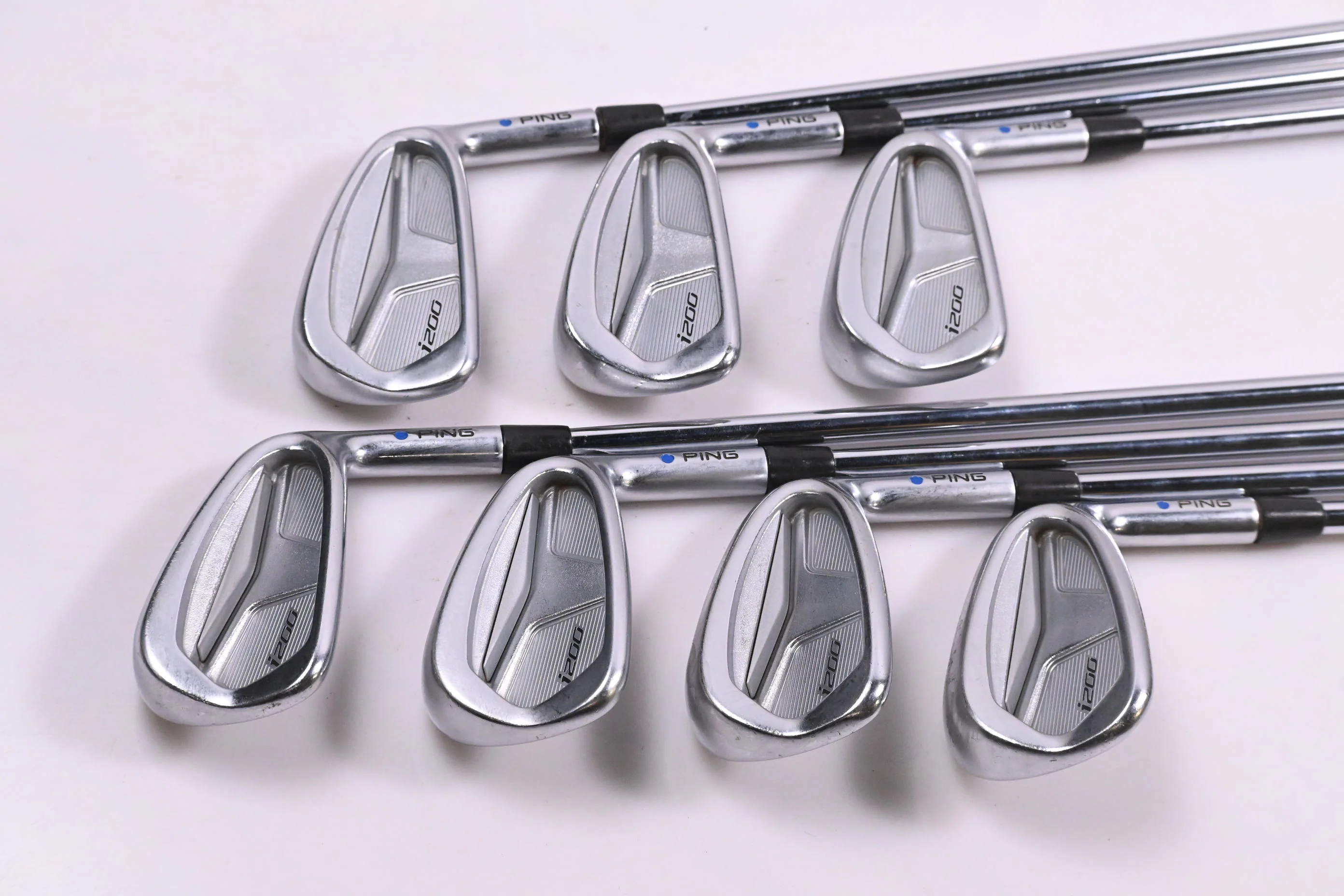 Ping i200 Irons / 4-PW / Blue Dot / Stiff Flex Project X Shafts - Image 2