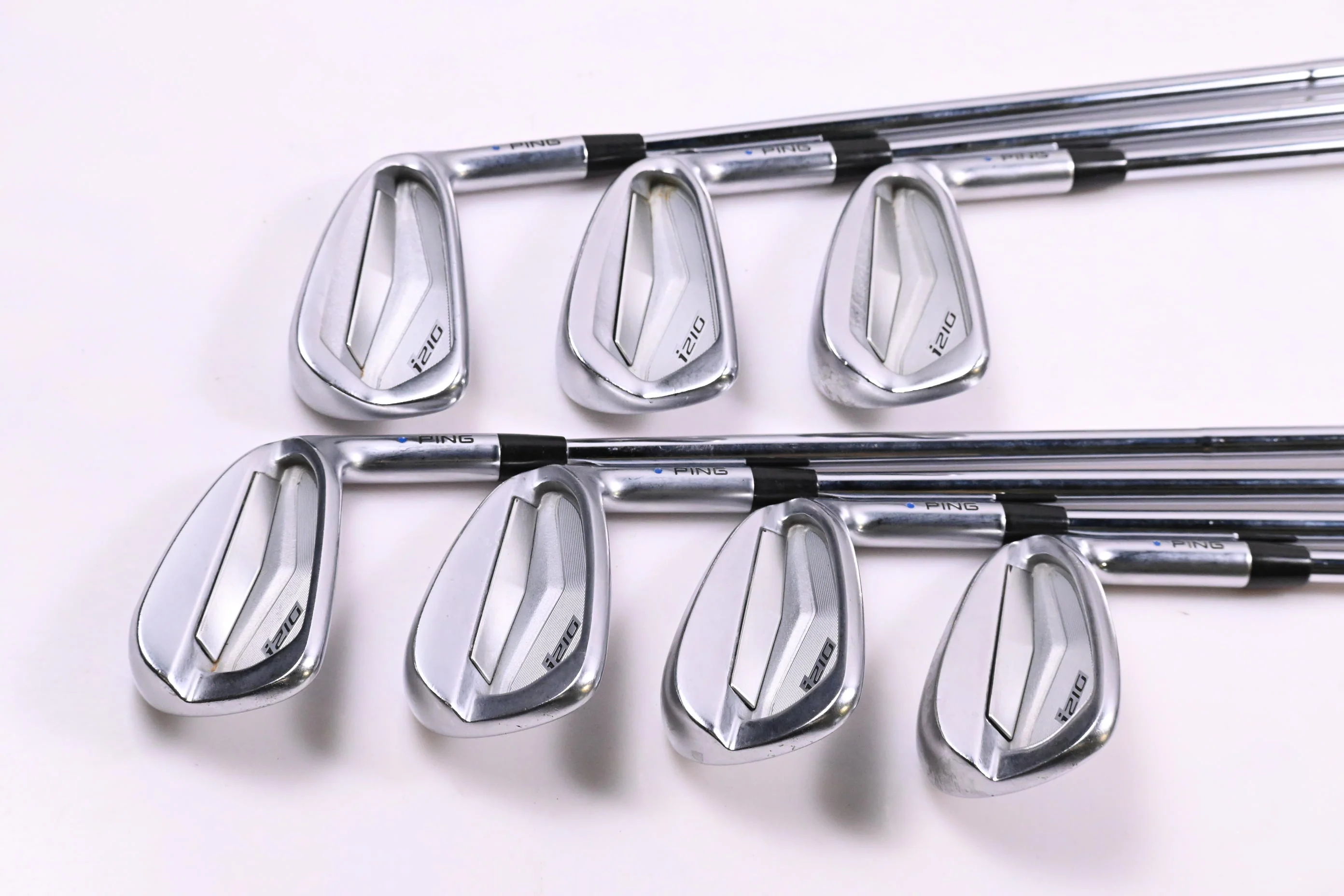 Ping i210 Irons / 4-PW / Blue Dot / Stiff Flex Dynamic Gold 120 S300 Shafts - Image 2