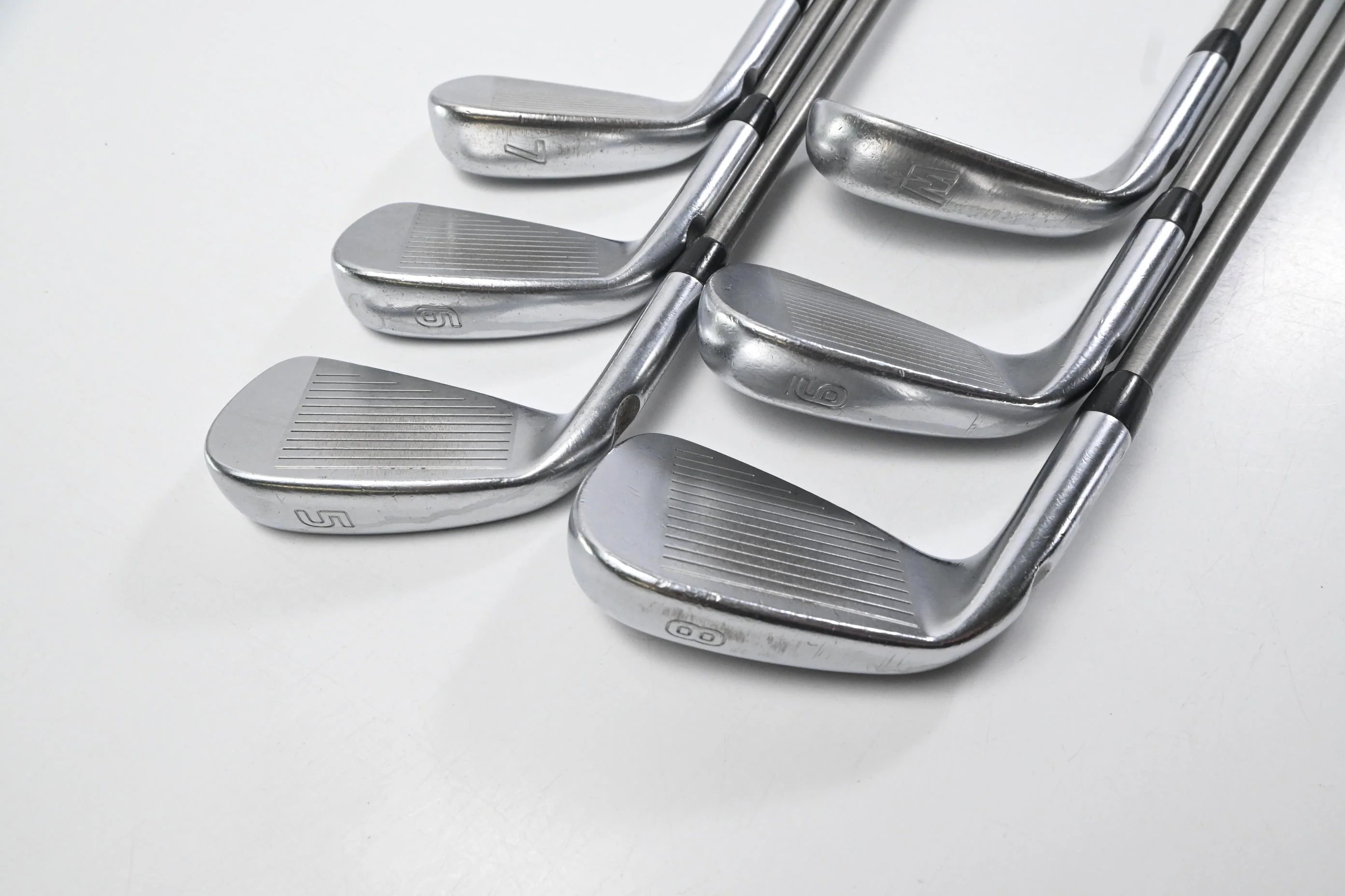 Ping i210 Irons / 5-PW / Blue Dot / Regular Flex Aerotech SteelFiber I70 CW - Image 4
