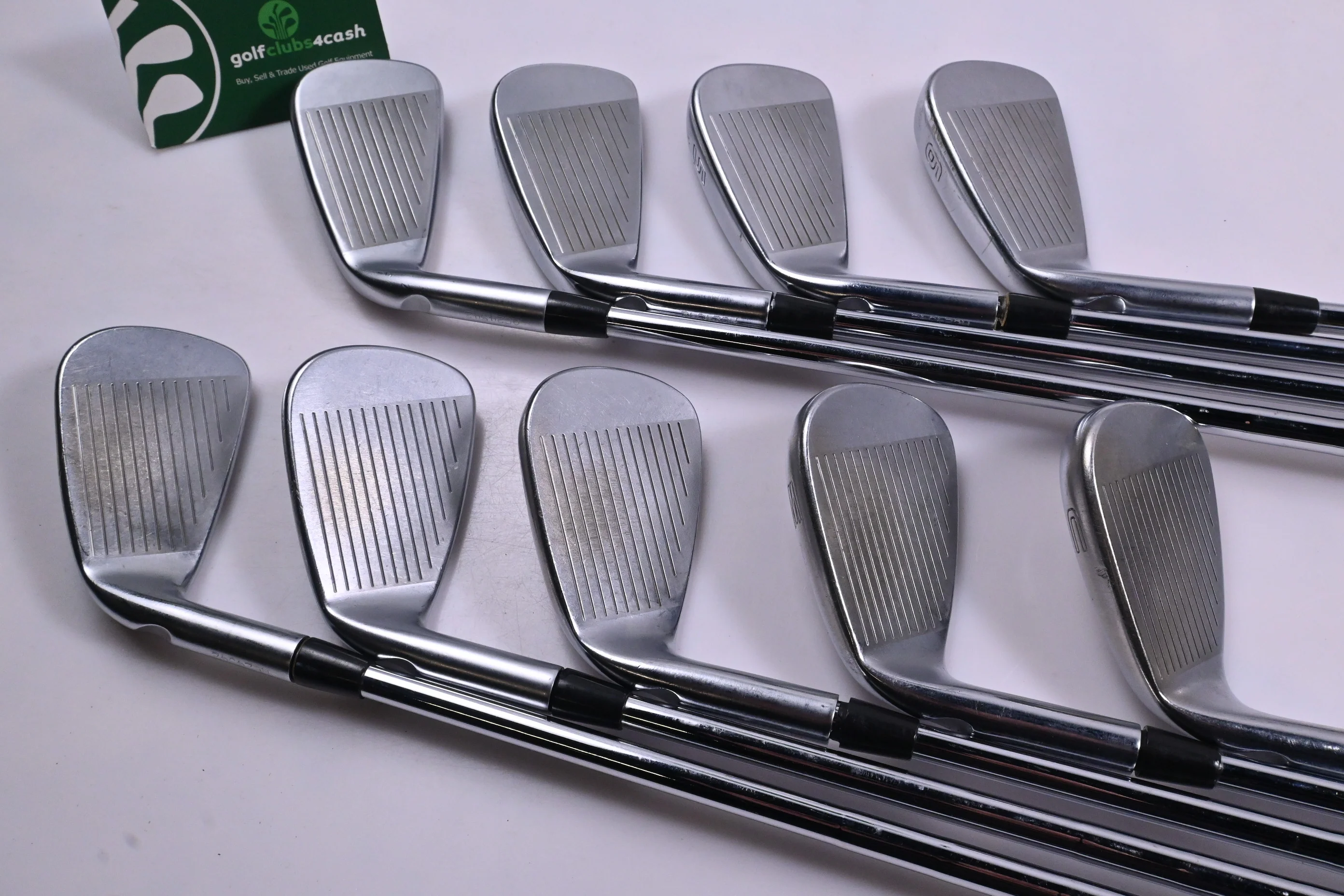 Ping i210 Irons / 3-PW+GW / Orange Dot / X-Flex KBS Tour 130 Shafts - Image 3