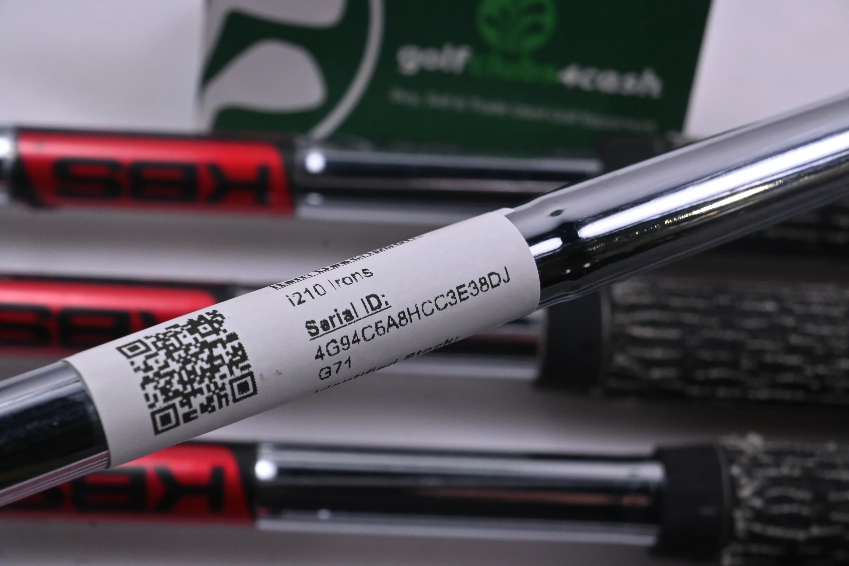 Ping i210 Irons / 3-PW+GW / Orange Dot / X-Flex KBS Tour 130 Shafts - Image 6