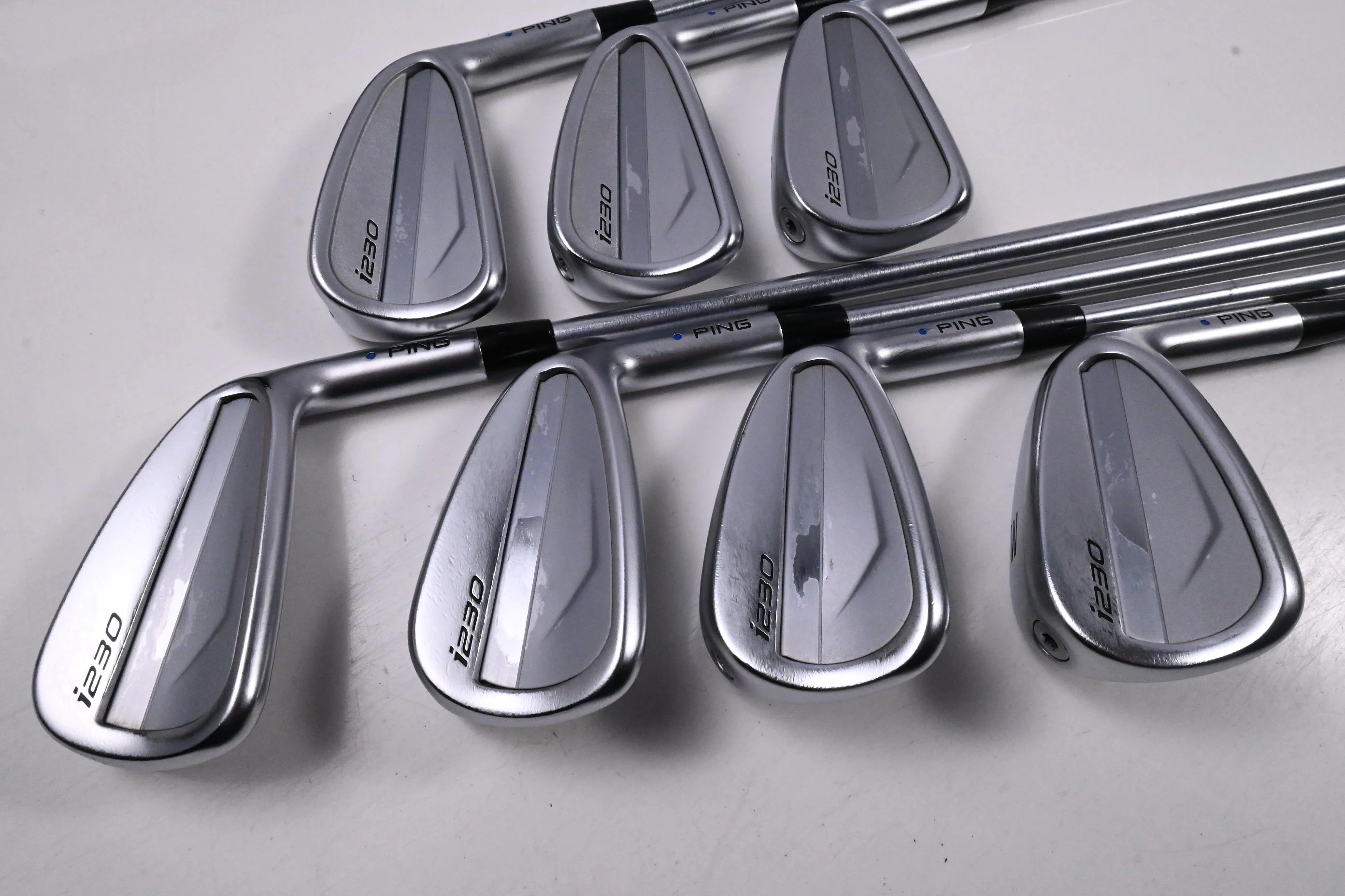 Ping i230 Irons / 4-PW / Blue Dot / X-Flex Project X IO 115 Shafts - Image 2