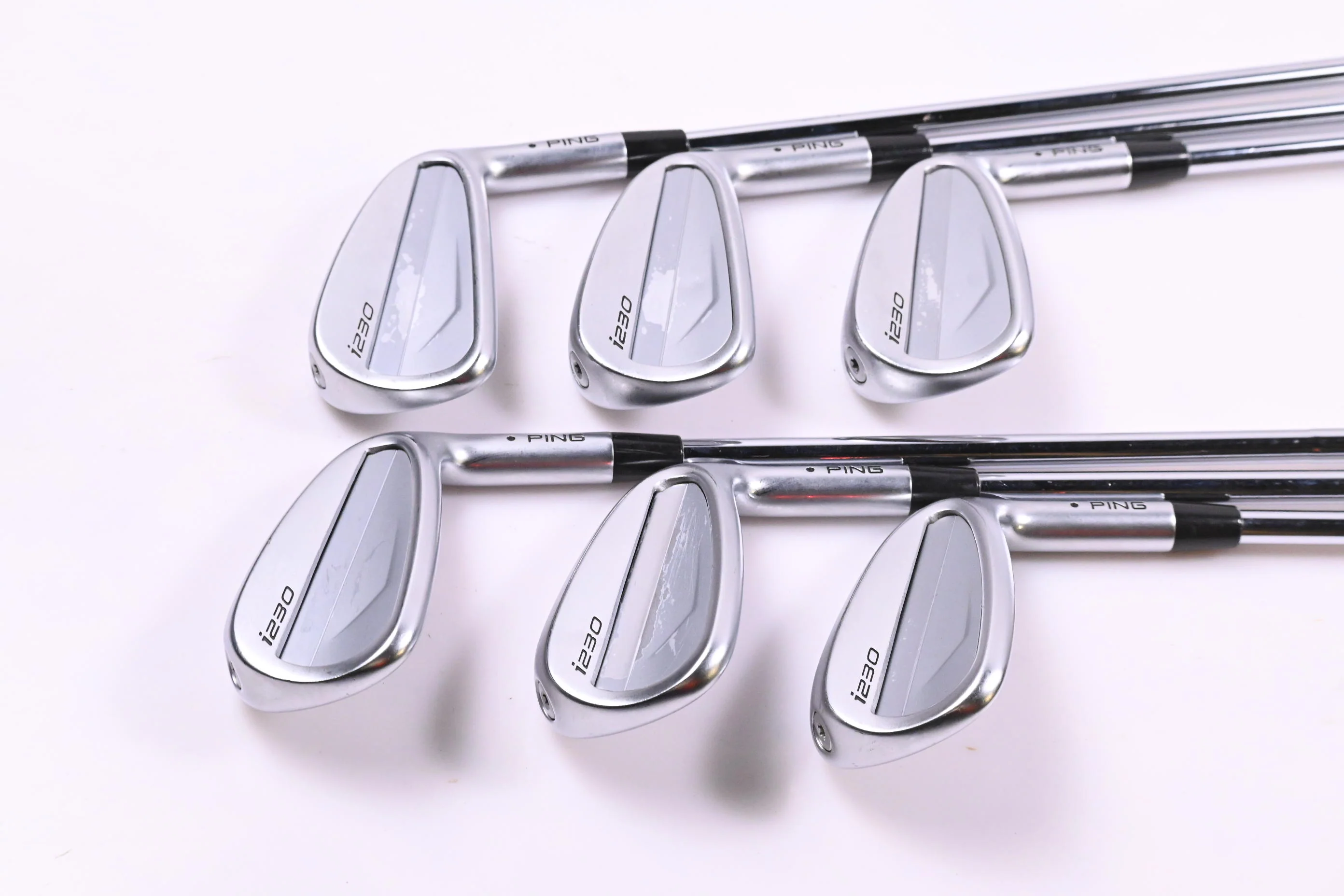 Ping i230 Irons / 6-PW+GW / Black Dot / Stiff Flex Elevate MPH 95 Shafts - Image 2