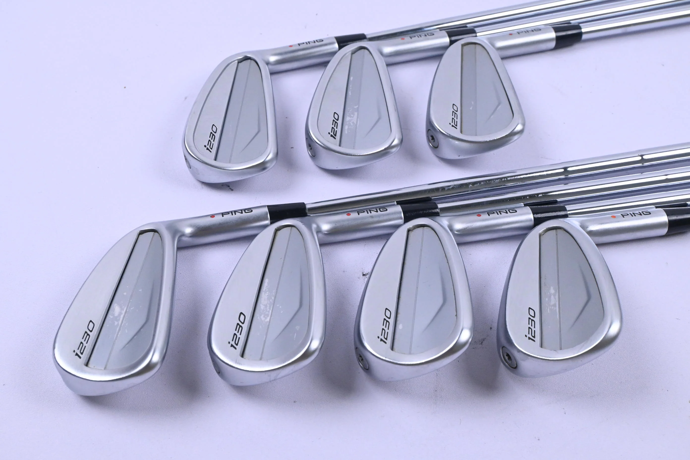 Ping i230 Irons / 4-PW / Red Dot / X-Flex Dynamic Gold 120 X100 Shafts - Image 2