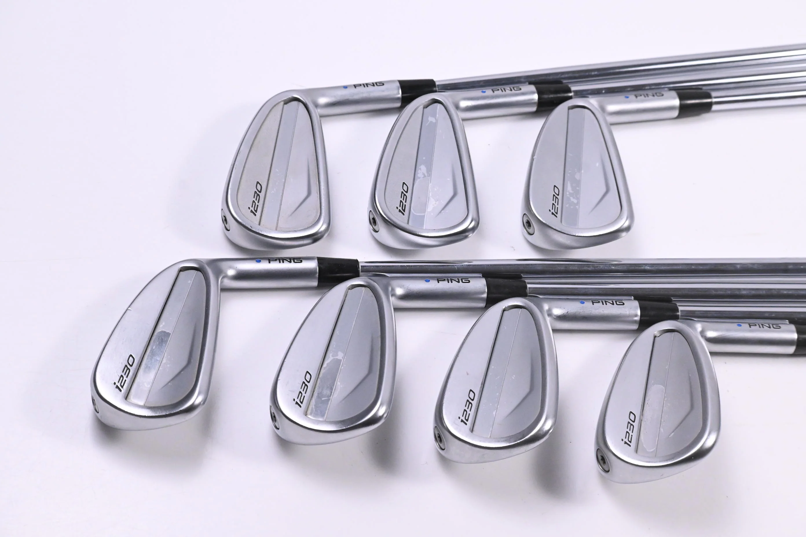 Ping i230 Irons / 4-PW / Blue Dot / Stiff Flex Dynamic Gold 105 S300 Shafts - Image 2