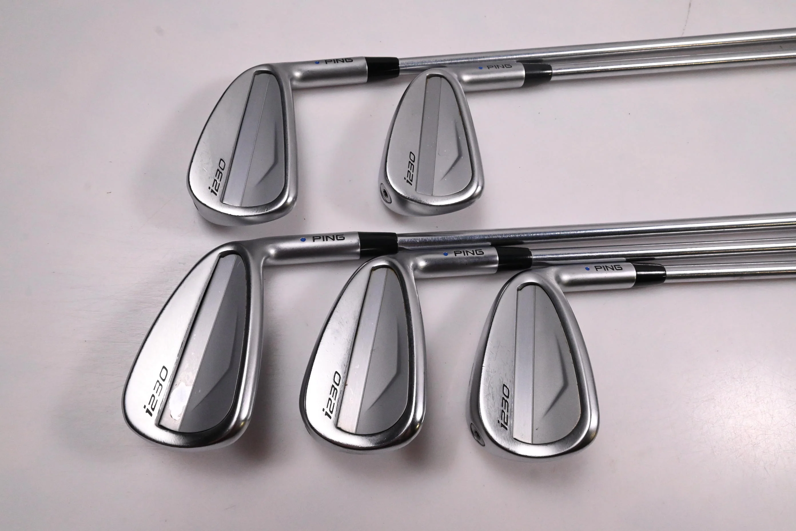 Ping i230 Irons / 6-PW / Blue Dot / Regular Flex Project X IO 105 Shafts - Image 2