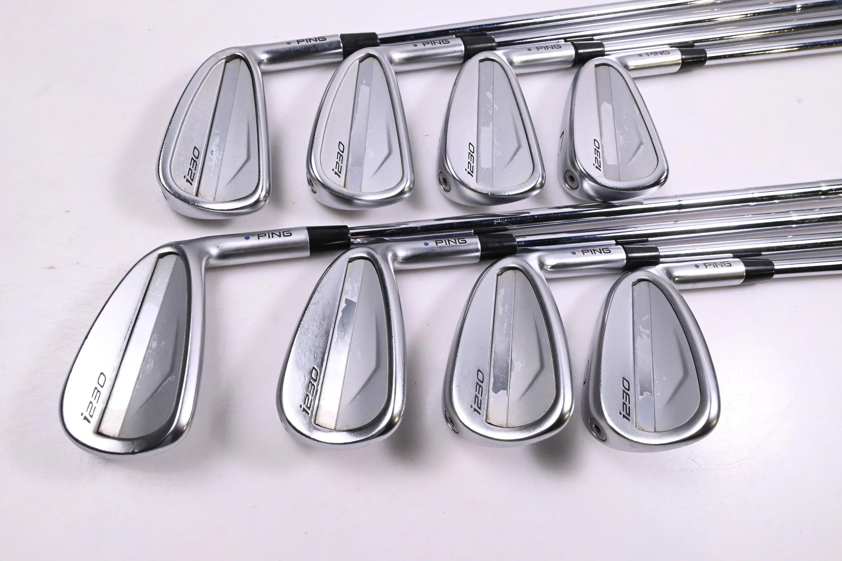 Ping i230 Irons / 4-PW+GW / Blue Dot / Stiff Flex Dynamic Gold 120 S300 Shafts - Image 2