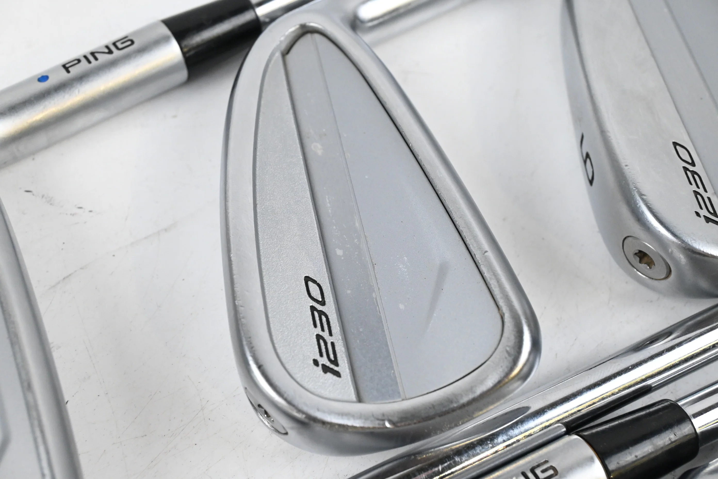 Ping i230 Irons / 4-PW / Blue Dot / Regular Flex Elevate MPH 95 Shafts