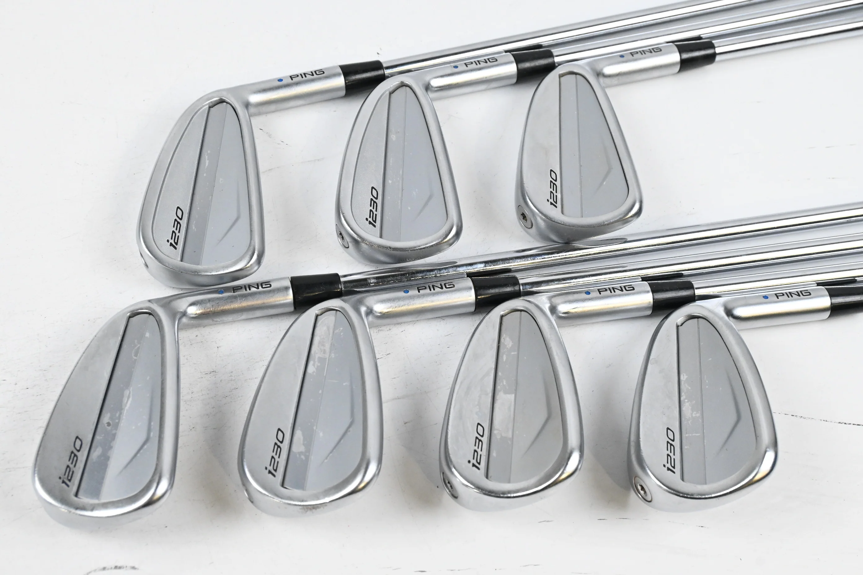 Ping i230 Irons / 4-PW / Blue Dot / Regular Flex Elevate MPH 95 Shafts - Image 2