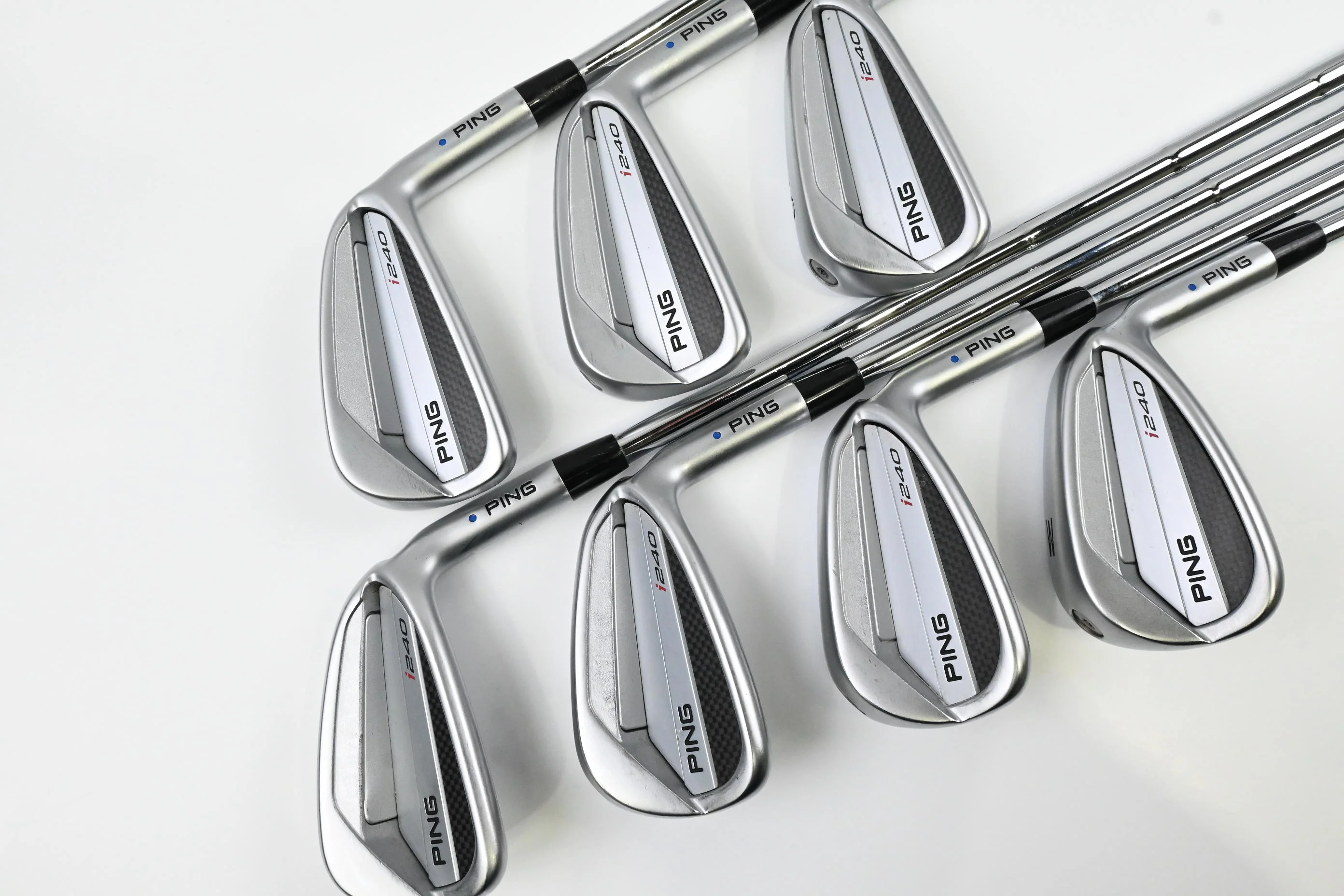 Ping I240 Irons / 4-PW / Blue Dot / Stiff Flex Dynamic Gold Mid 100 S300 Shaft - Image 2