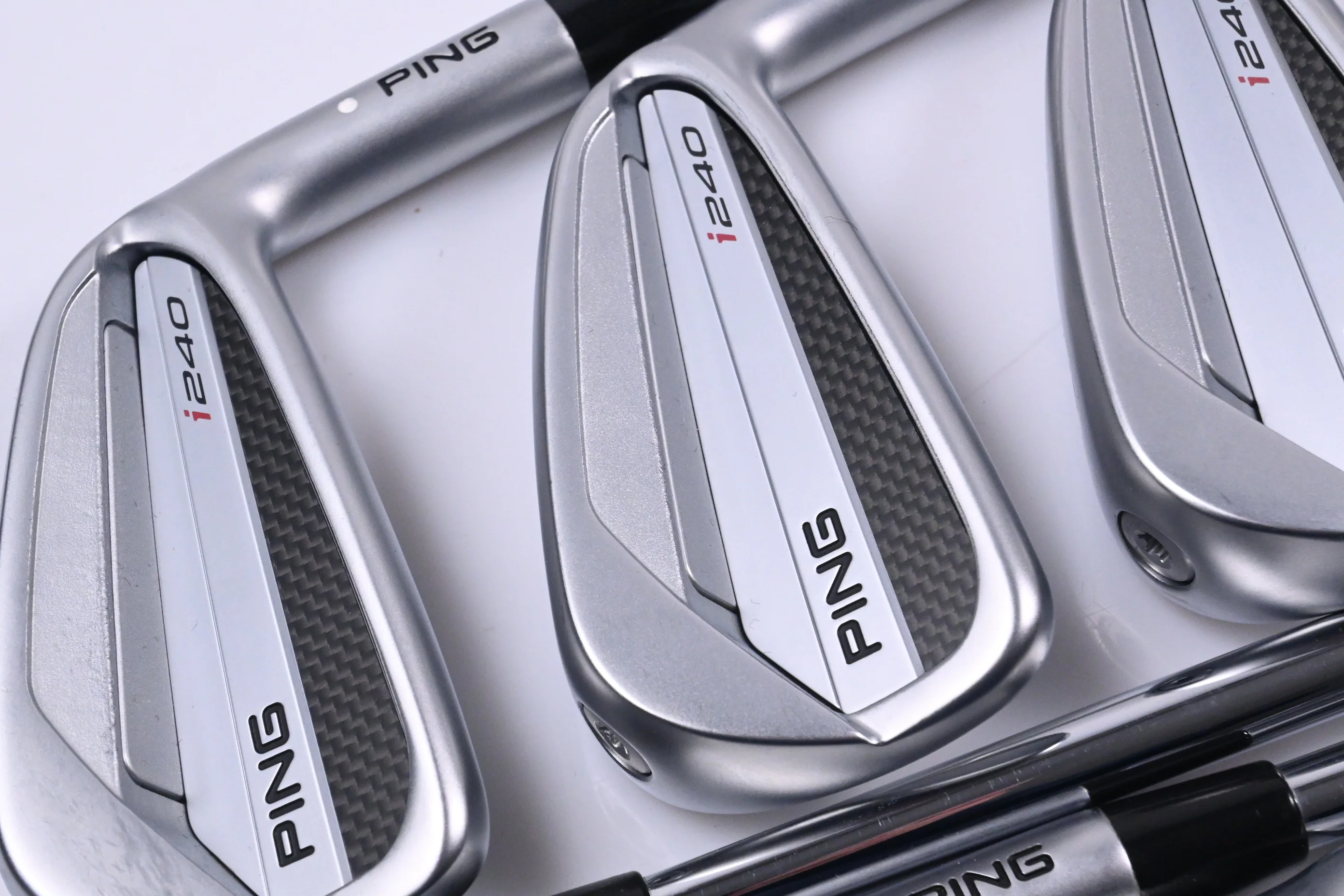 Ping I240 Irons / 4-PW / White Dot / Stiff Flex Dynamic Gold 120 S300 Shafts